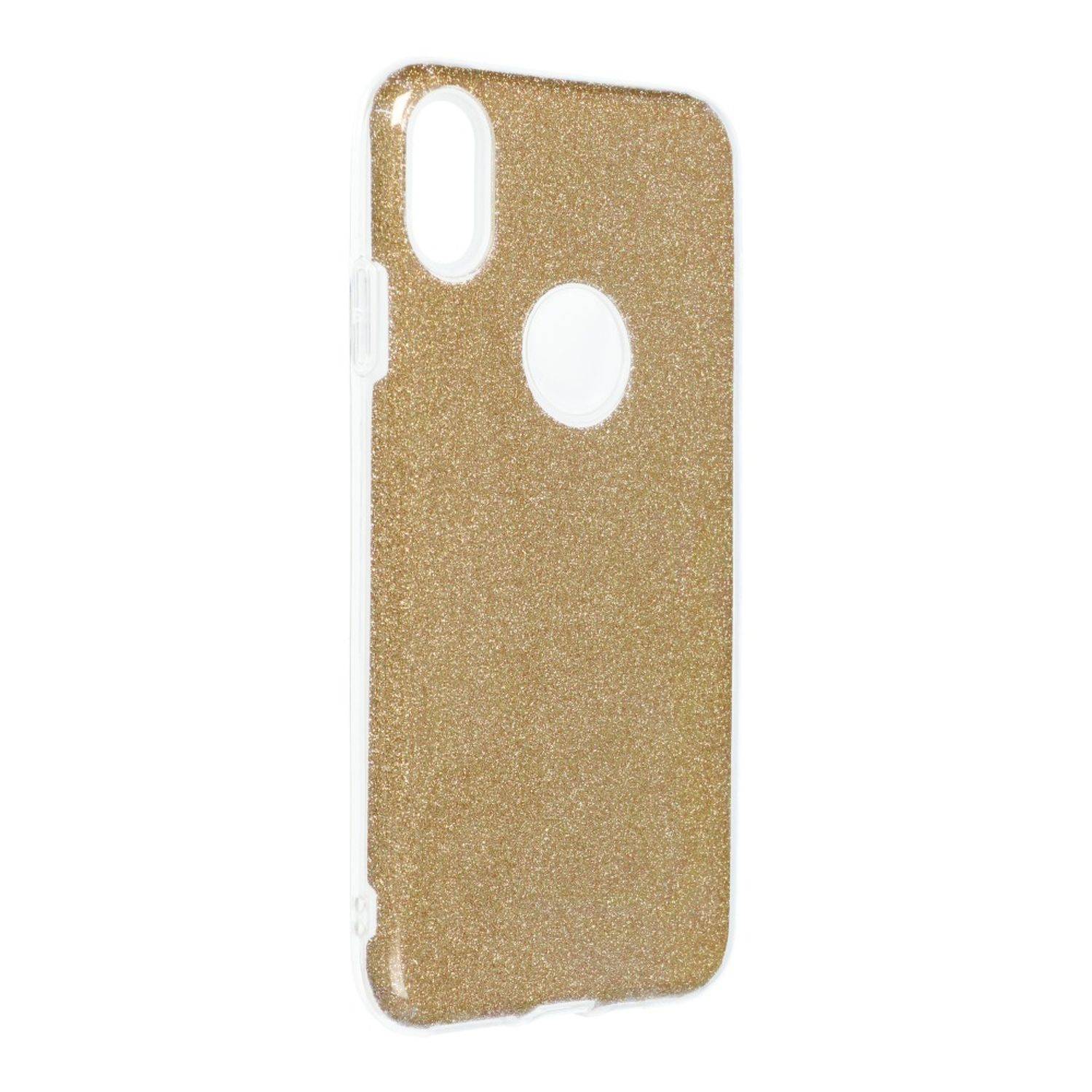 Hülle kompatibel mit Apple iPhone XS Max Kunststoff Soft Handyhülle - Handy Case Gold