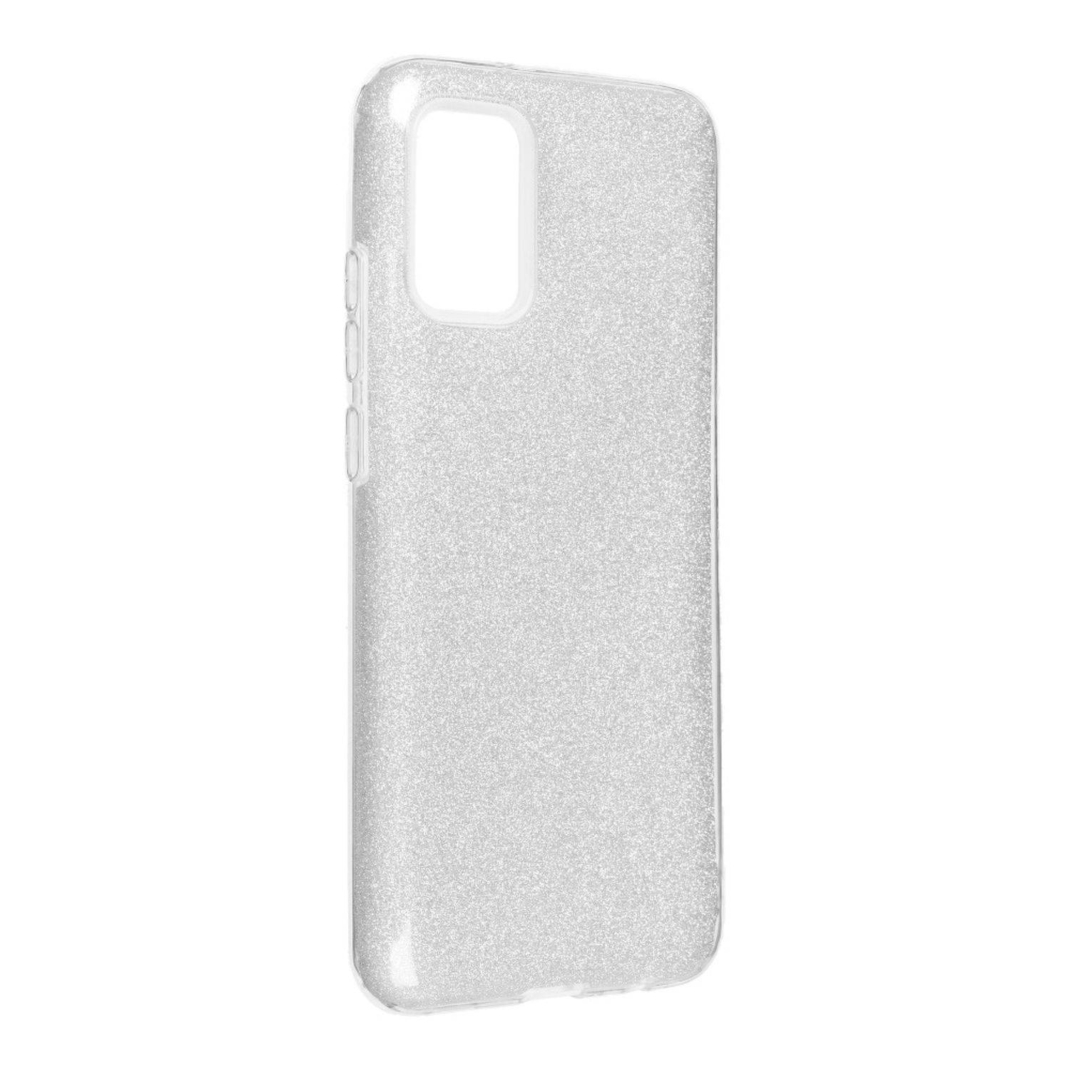 Hülle kompatibel mit Samsung Galaxy A02s Kunststoff Soft Handyhülle - Handy Case Silber