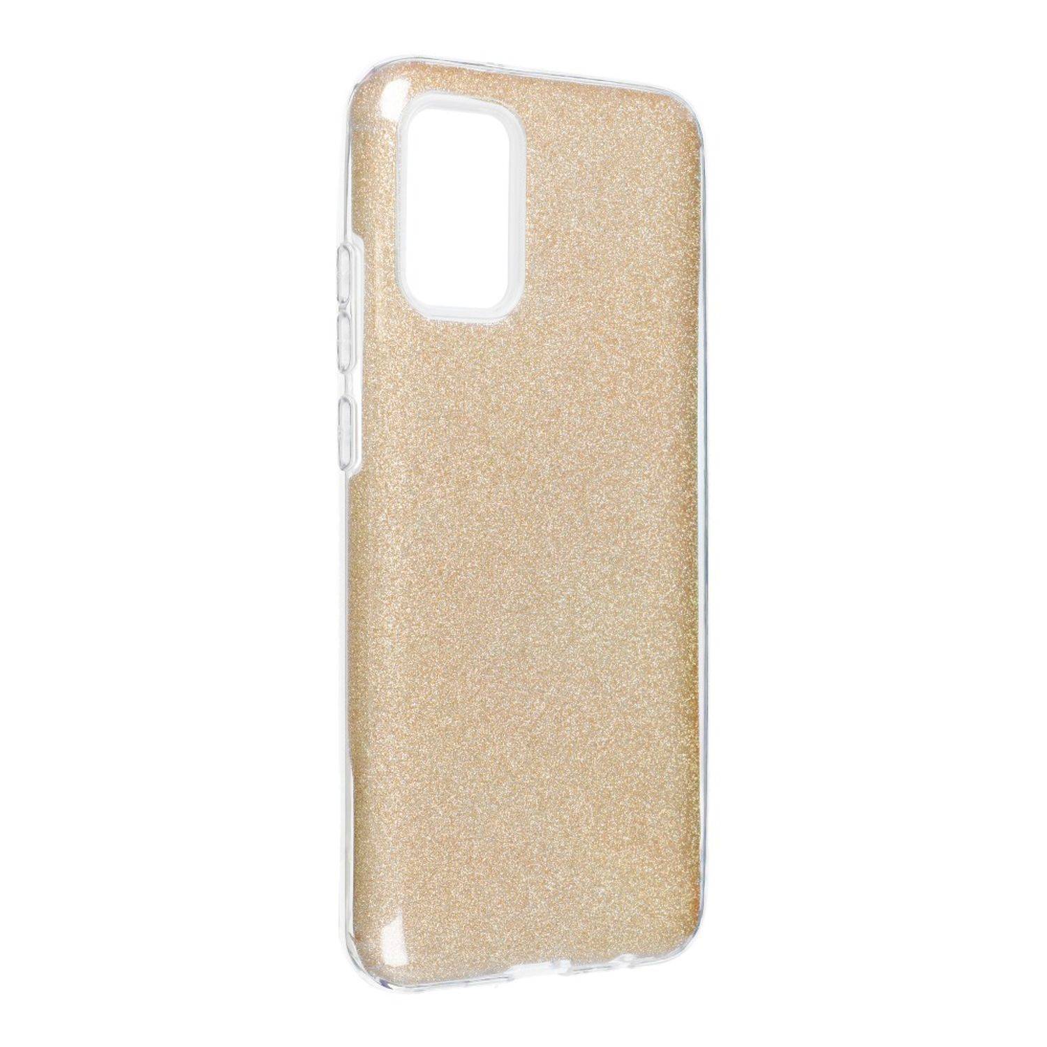 Hülle kompatibel mit Samsung Galaxy A02s Kunststoff Soft Handyhülle - Handy Case Gold