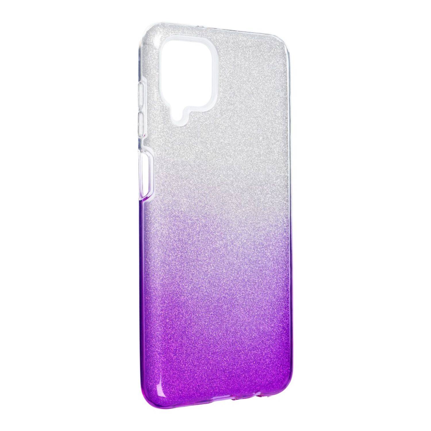 Hülle kompatibel mit Samsung Galaxy A12 Kunststoff Soft Handyhülle - Handy Case Violett