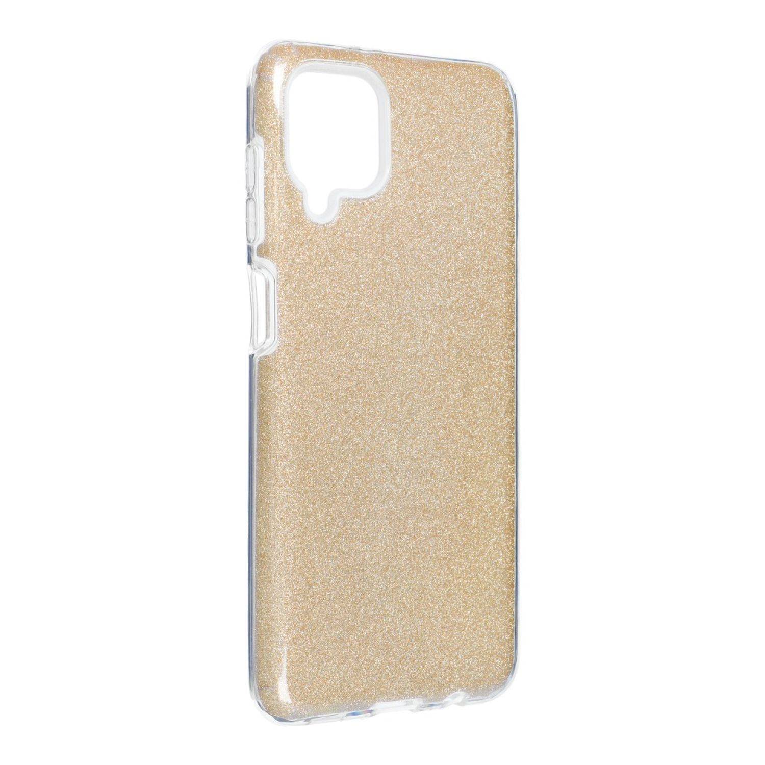 Hülle kompatibel mit Samsung Galaxy A12 Kunststoff Soft Handyhülle - Handy Case Gold