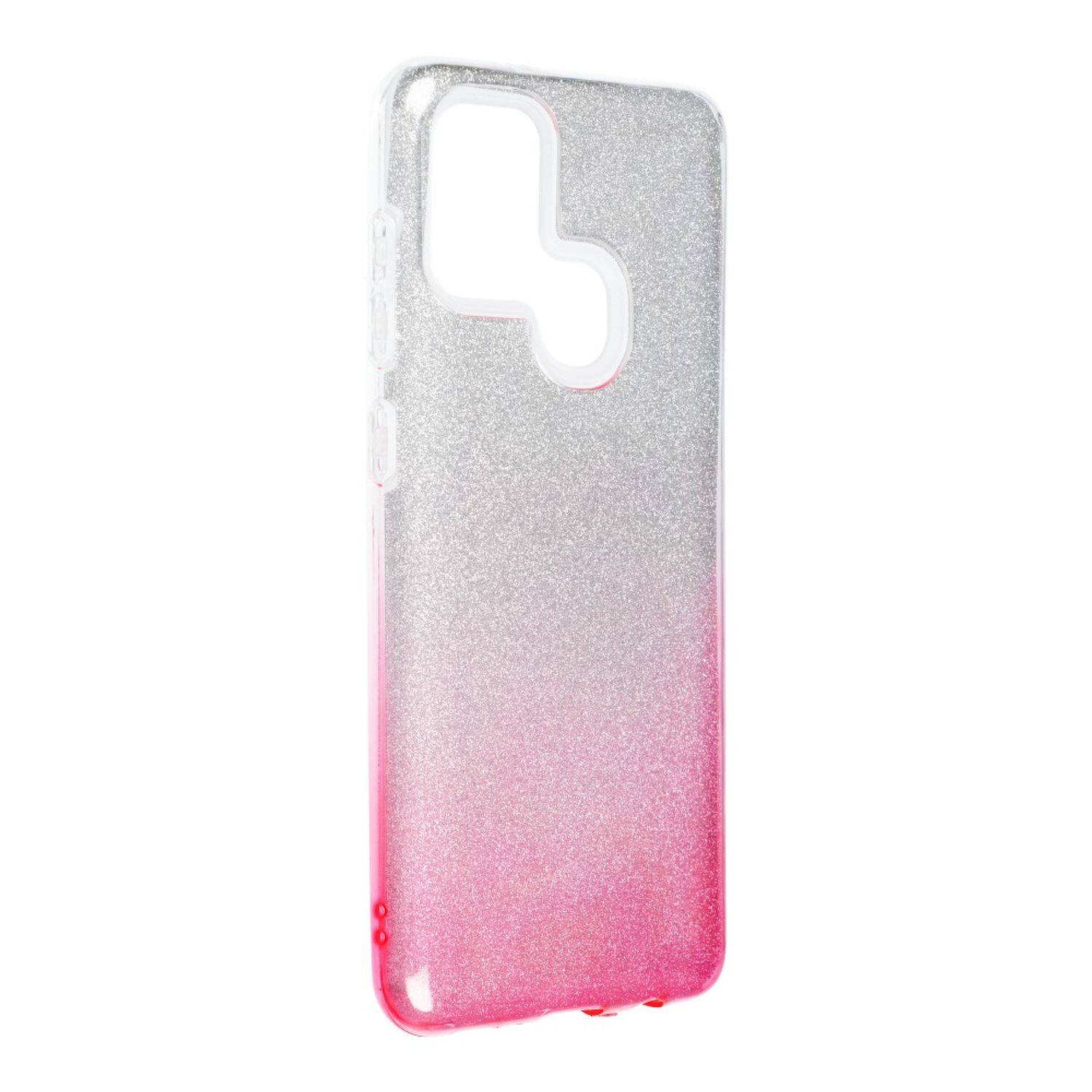 Hülle kompatibel mit Samsung Galaxy A21s Kunststoff Soft Handyhülle - Handy Case Rosa