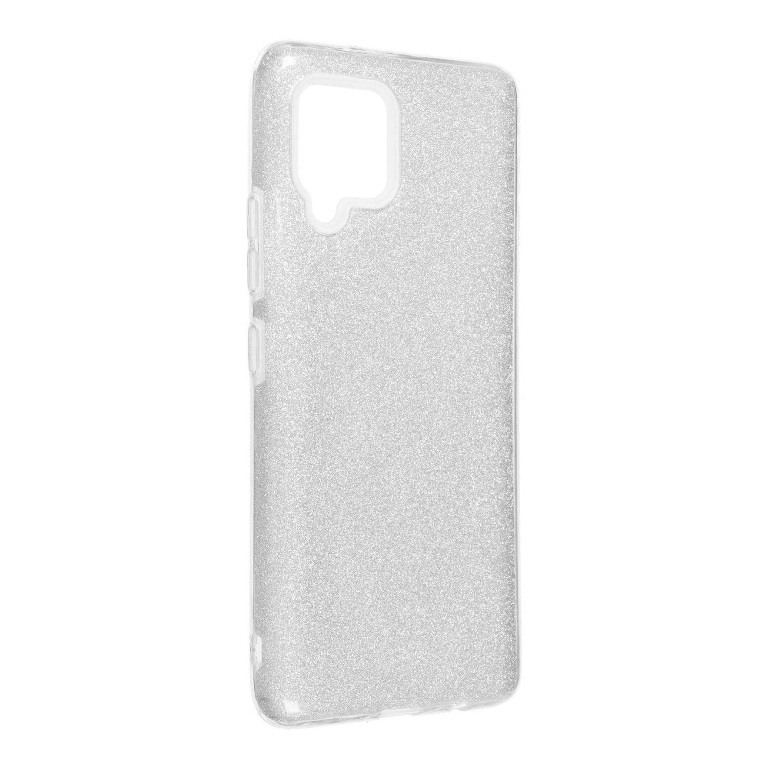 Hülle kompatibel mit Samsung Galaxy A42 5G Kunststoff Soft Handyhülle - Handy Case Silber