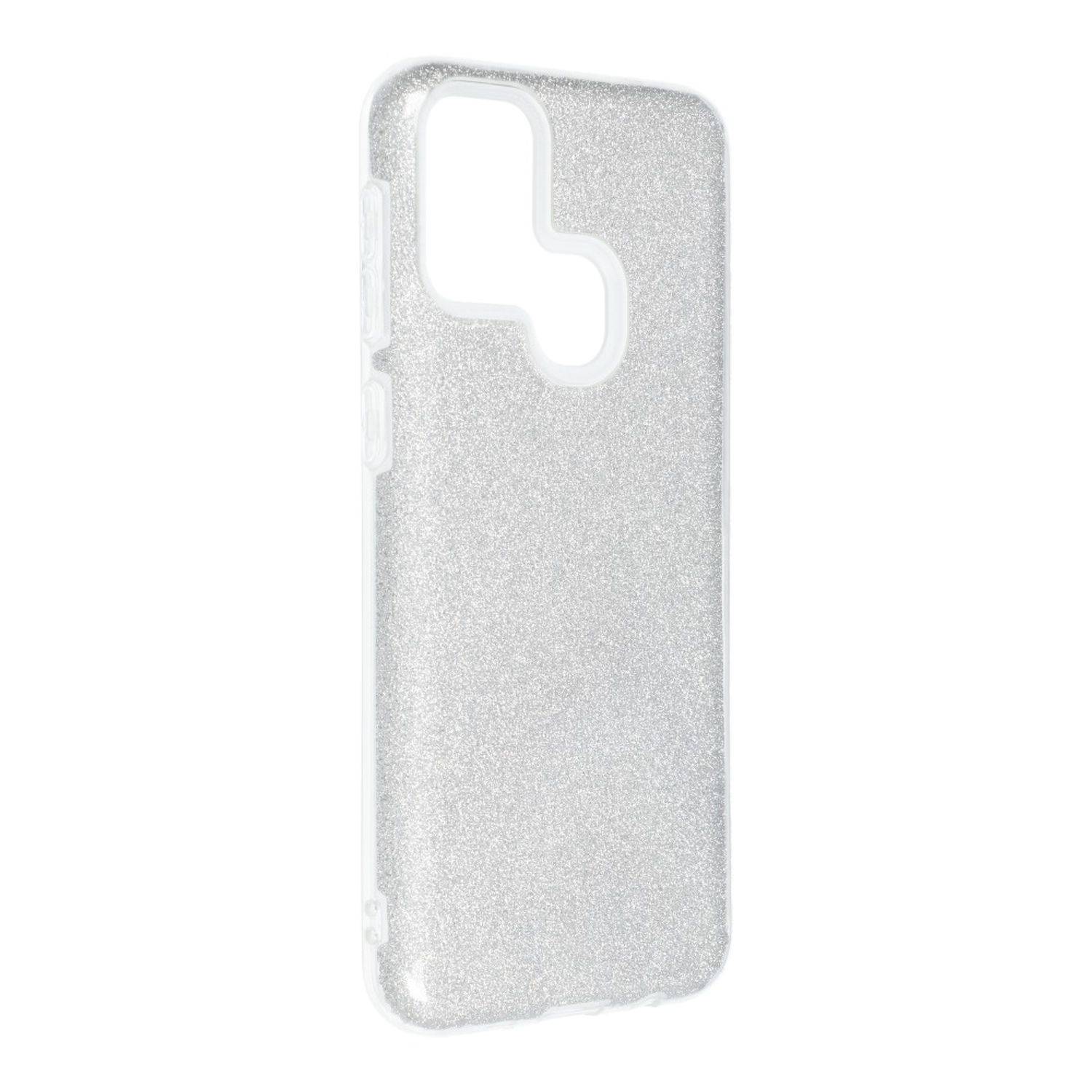 Hülle kompatibel mit Samsung Galaxy M31 Kunststoff Soft Handyhülle - Handy Case Silber