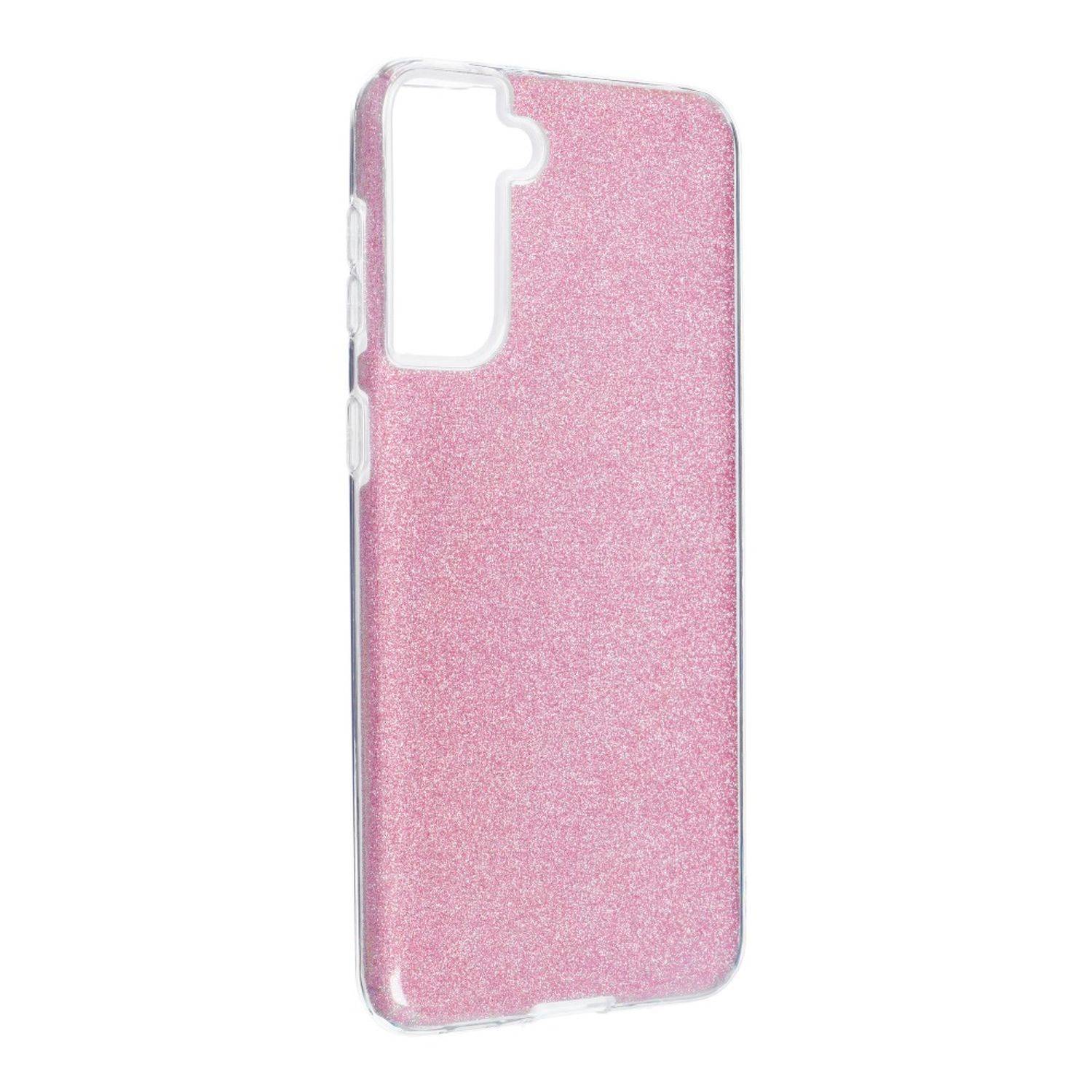 Hülle kompatibel mit Samsung Galaxy S21 Plus Kunststoff Soft Handyhülle - Handy Case Rosa