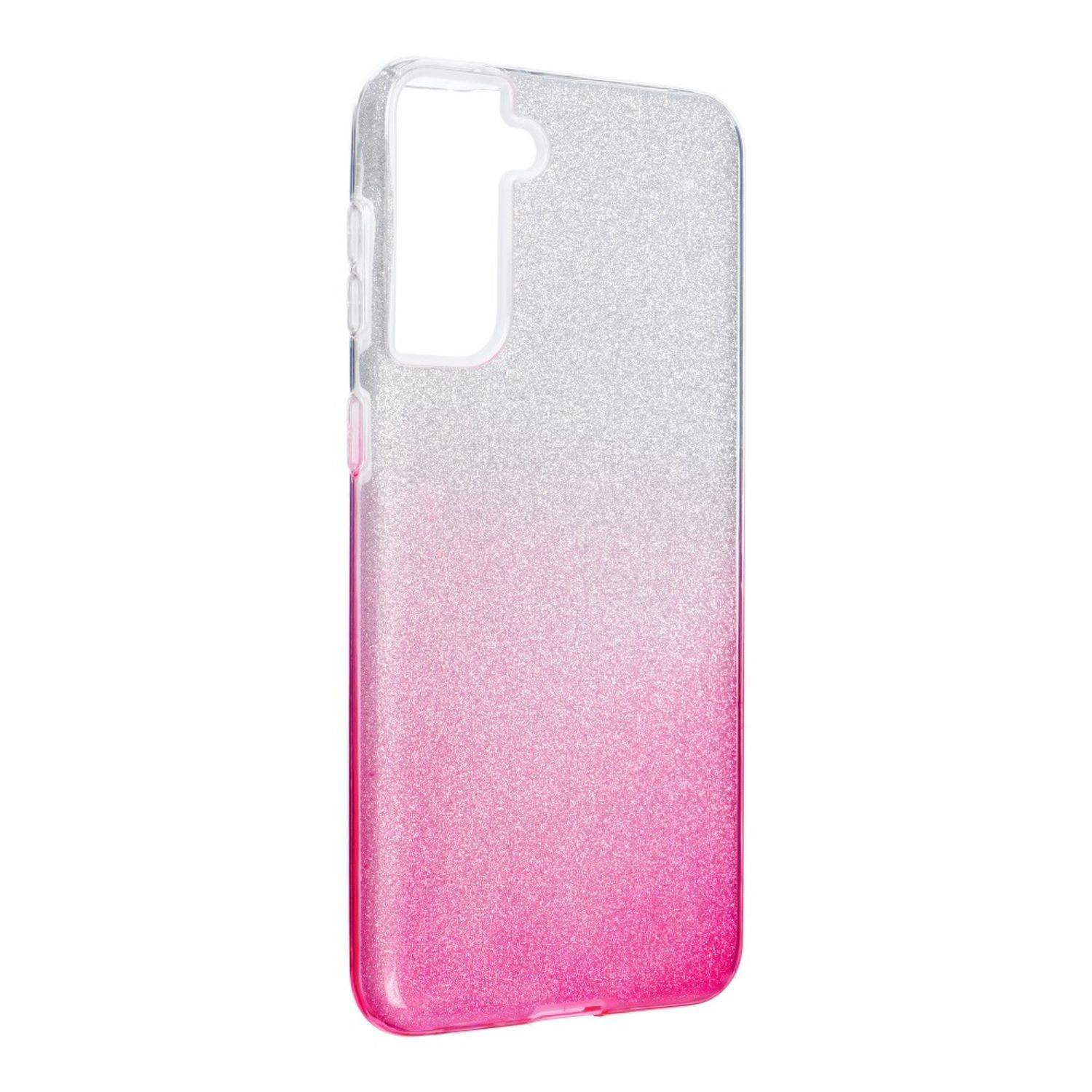 Hülle kompatibel mit Samsung Galaxy S21 Plus Kunststoff Soft Handyhülle - Handy Case Rosa