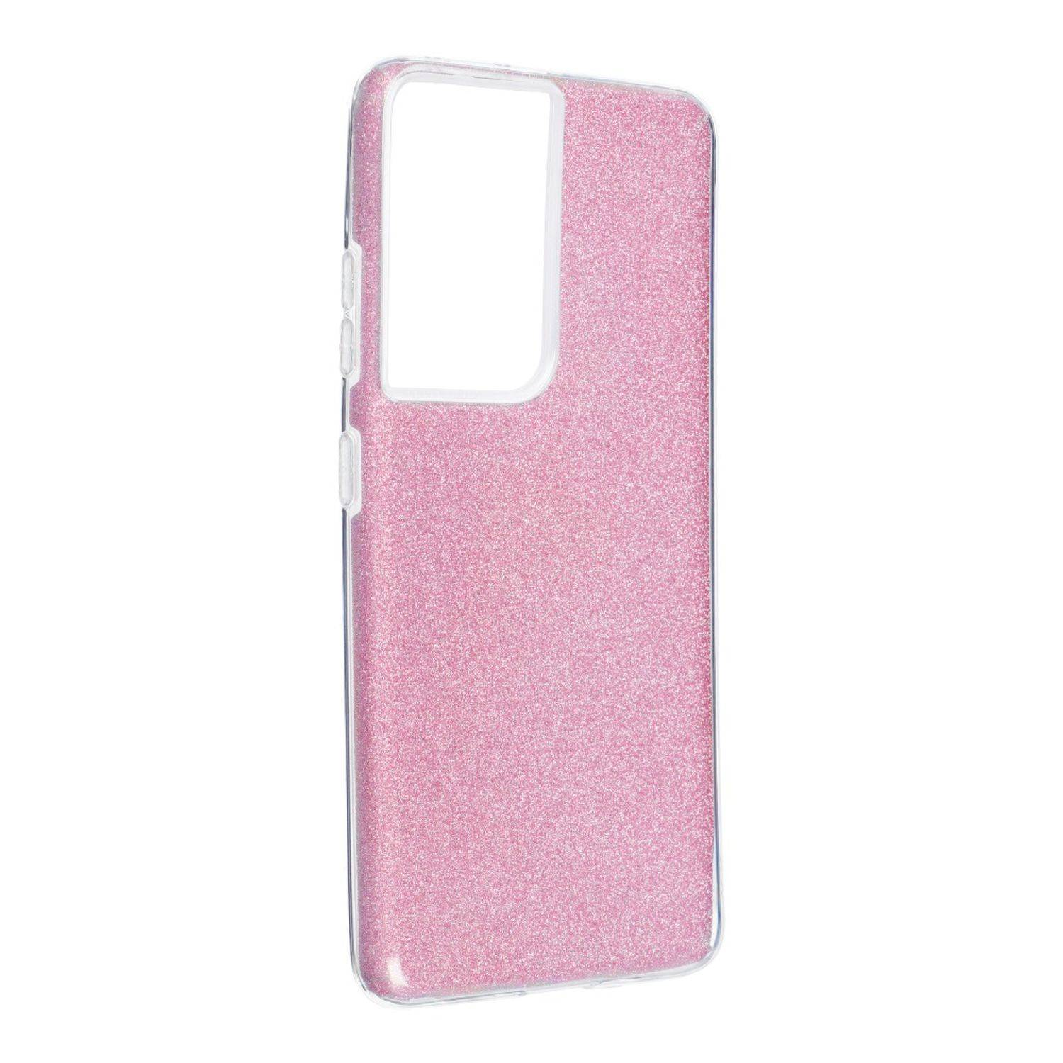 Hülle kompatibel mit Samsung Galaxy S21 Ultra Kunststoff Soft Handyhülle - Handy Case Rosa