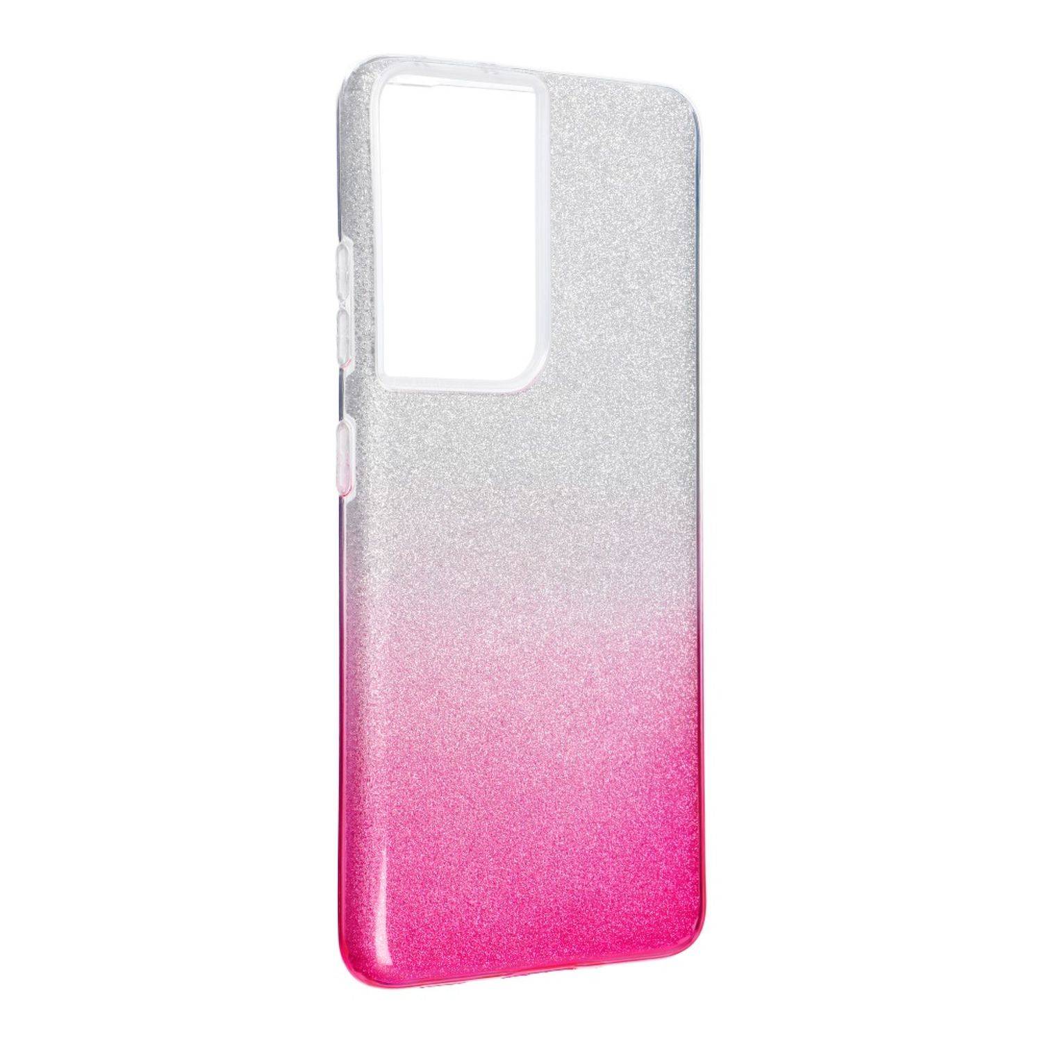 Hülle kompatibel mit Samsung Galaxy S21 Ultra Kunststoff Soft Handyhülle - Handy Case Rosa