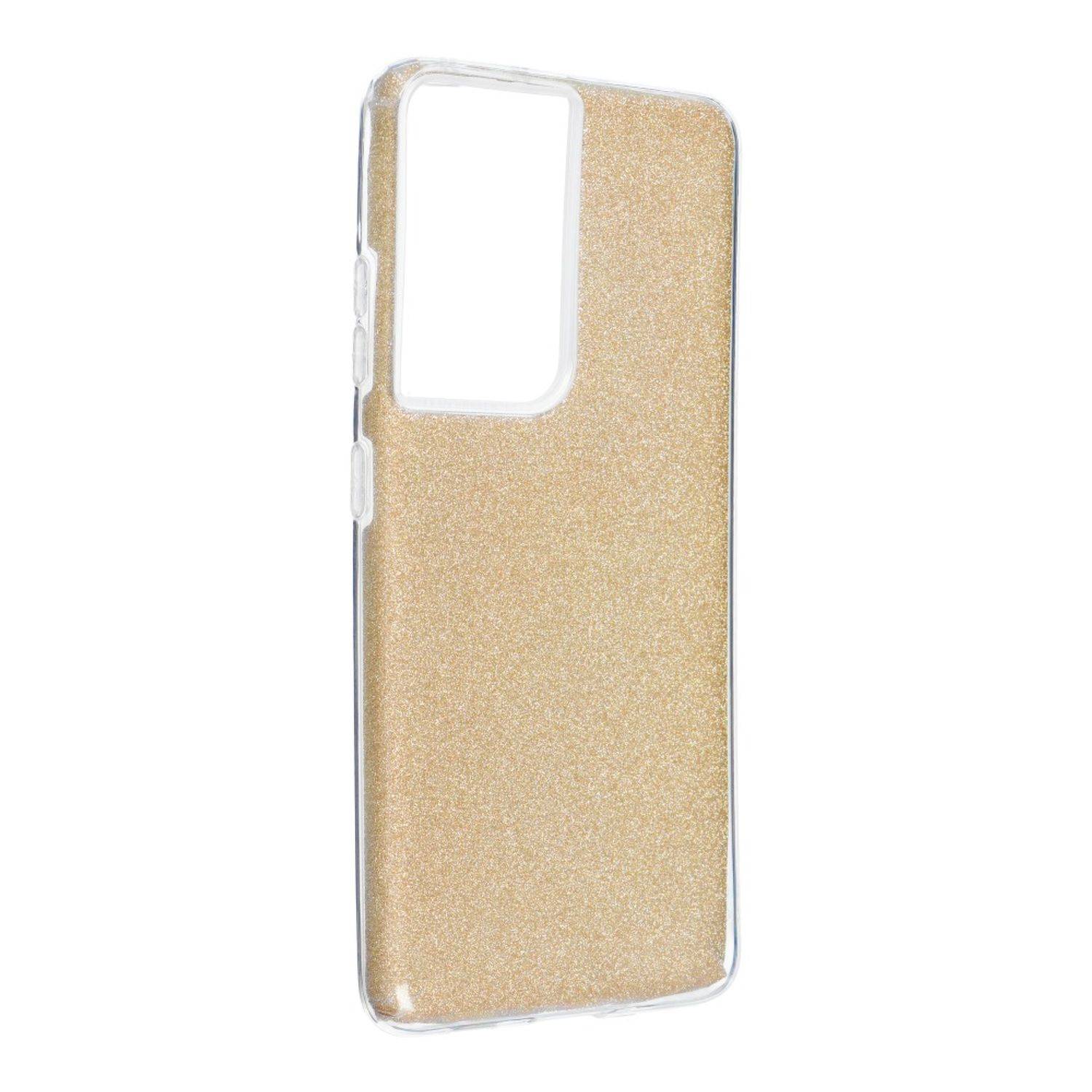 Hülle kompatibel mit Samsung Galaxy S21 Ultra Kunststoff Soft Handyhülle - Handy Case Gold