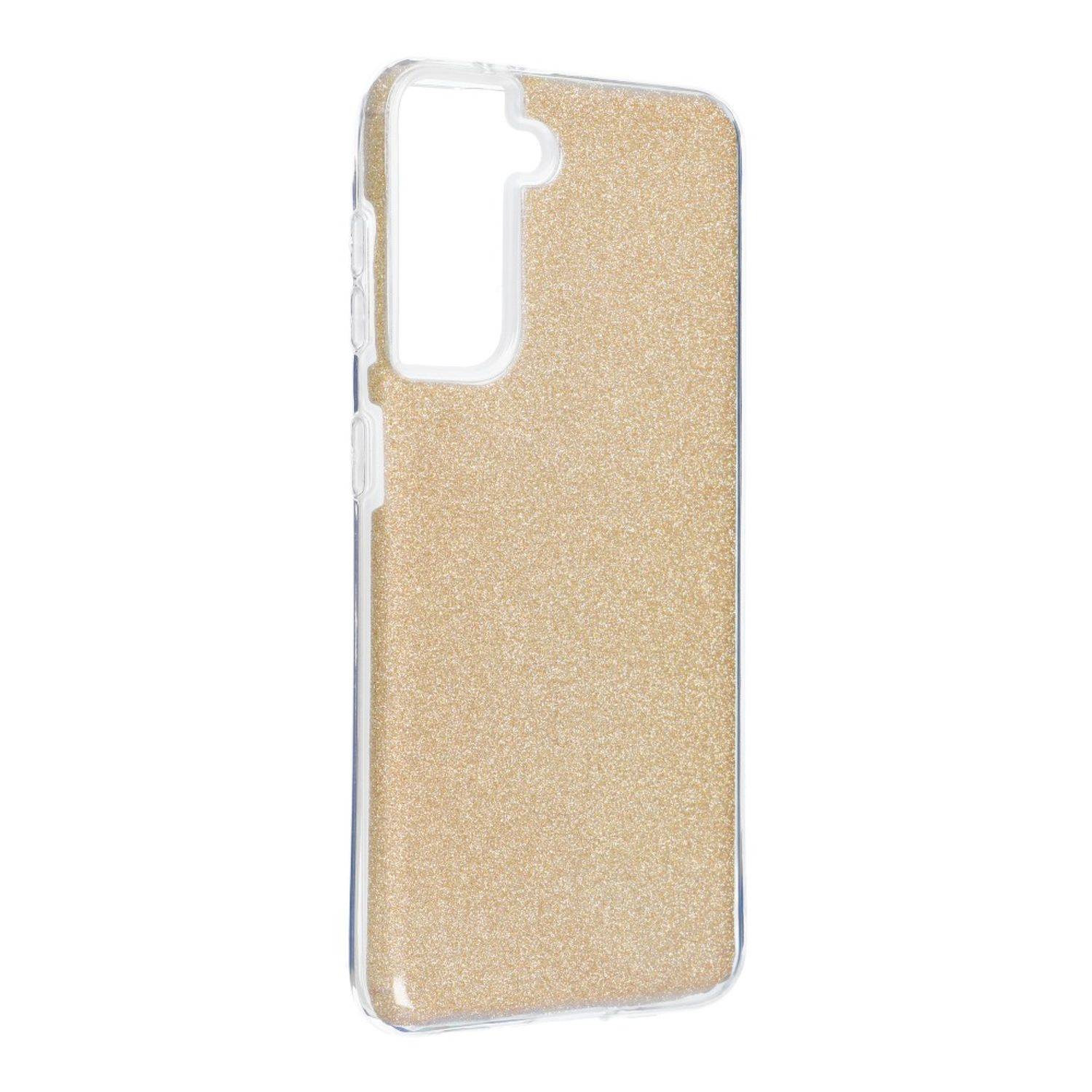 Hülle kompatibel mit Samsung Galaxy S21 Kunststoff Soft Handyhülle - Handy Case Gold