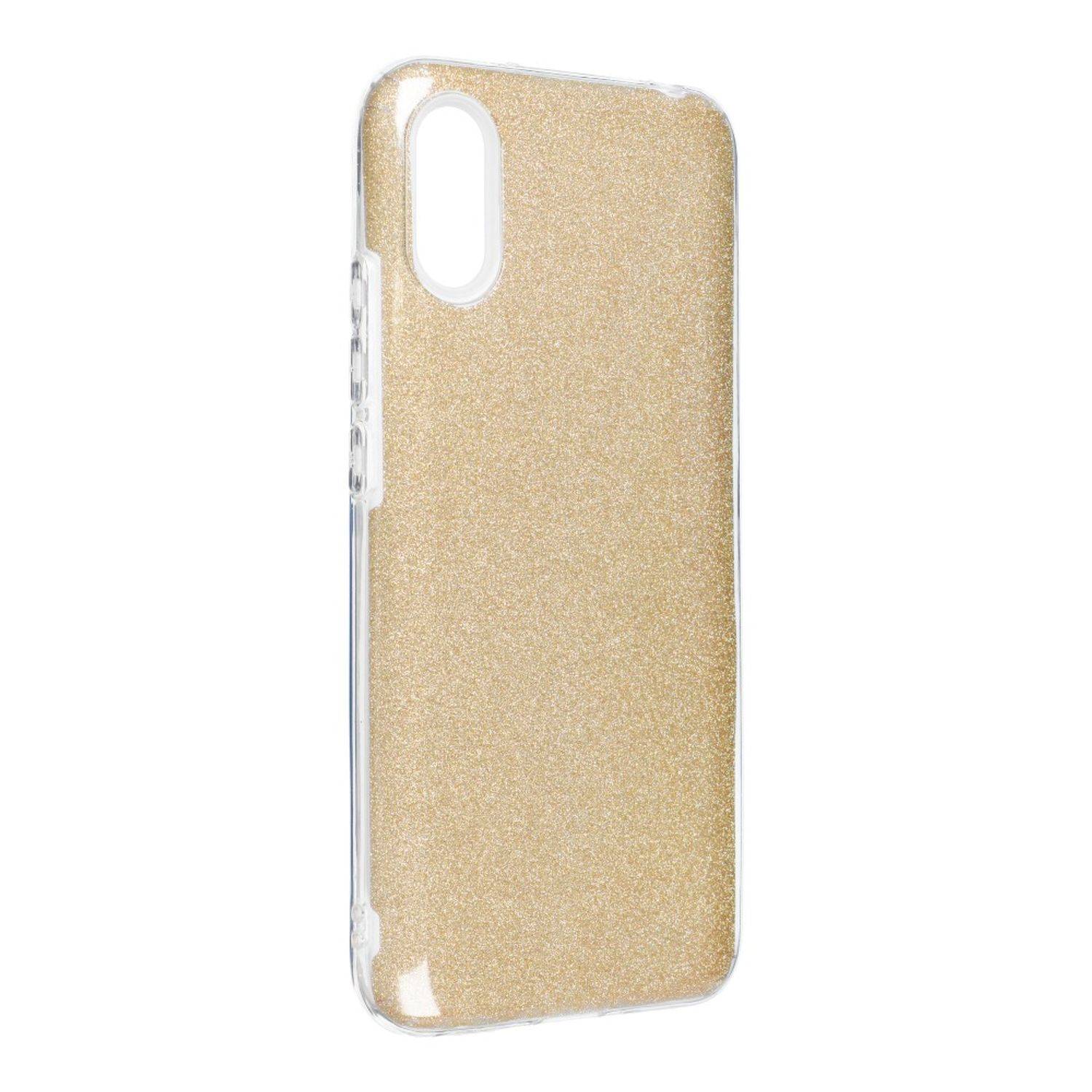 Hülle kompatibel mit Xiaomi Redmi 9A / 9AT Kunststoff Soft Handyhülle - Handy Case Gold