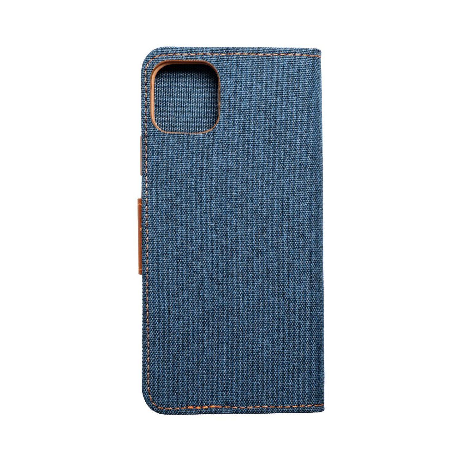 Hülle kompatibel mit Apple iPhone 11 Pro Max Kunstleder Handyhülle - Handy Case Blau