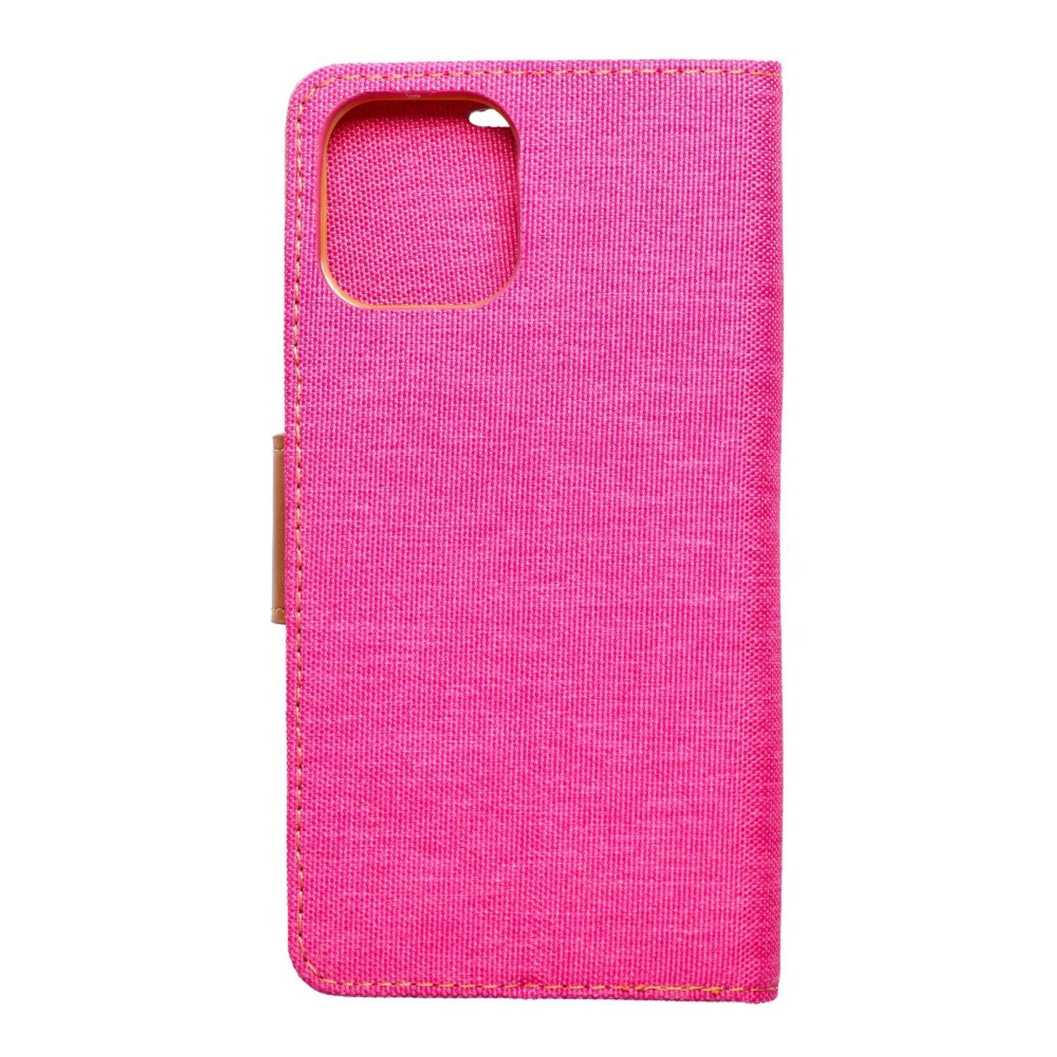 Hülle kompatibel mit Apple iPhone 12 Pro Max Kunstleder Handyhülle - Handy Case Rosa