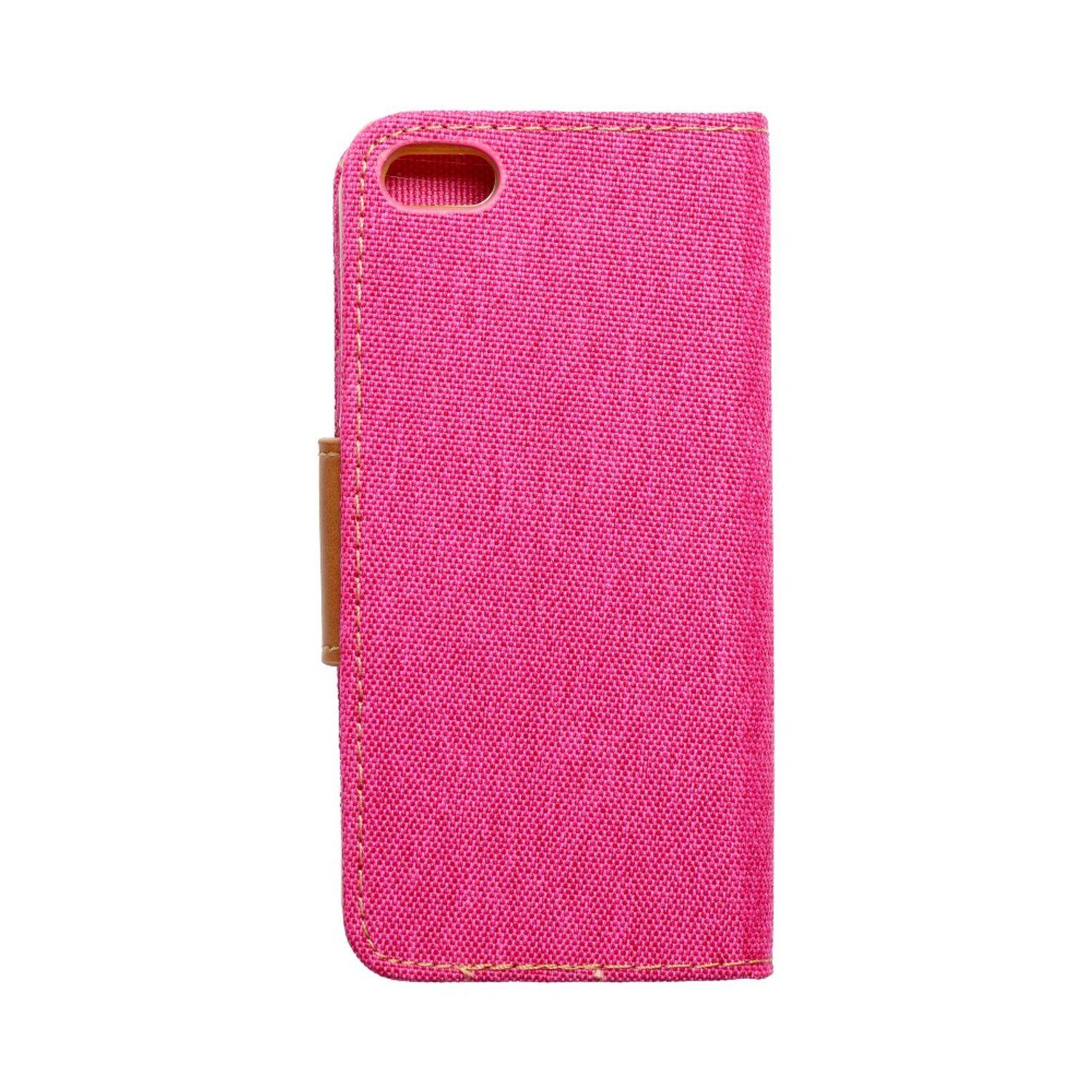 Hülle kompatibel mit Apple iPhone 5 / 5s Kunstleder Handyhülle - Handy Case Rosa