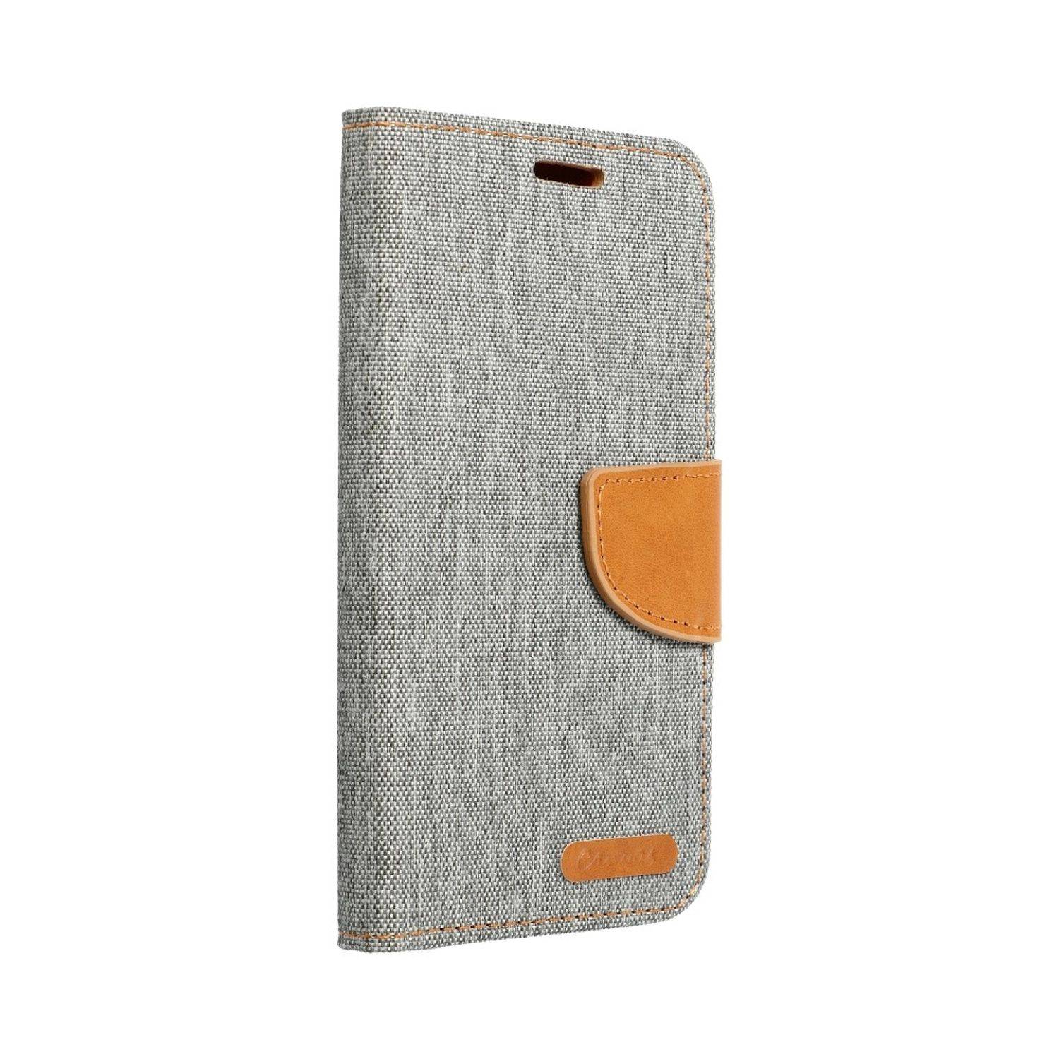 Hülle kompatibel mit Apple iPhone 5 / 5s Kunstleder Handyhülle - Handy Case Grau