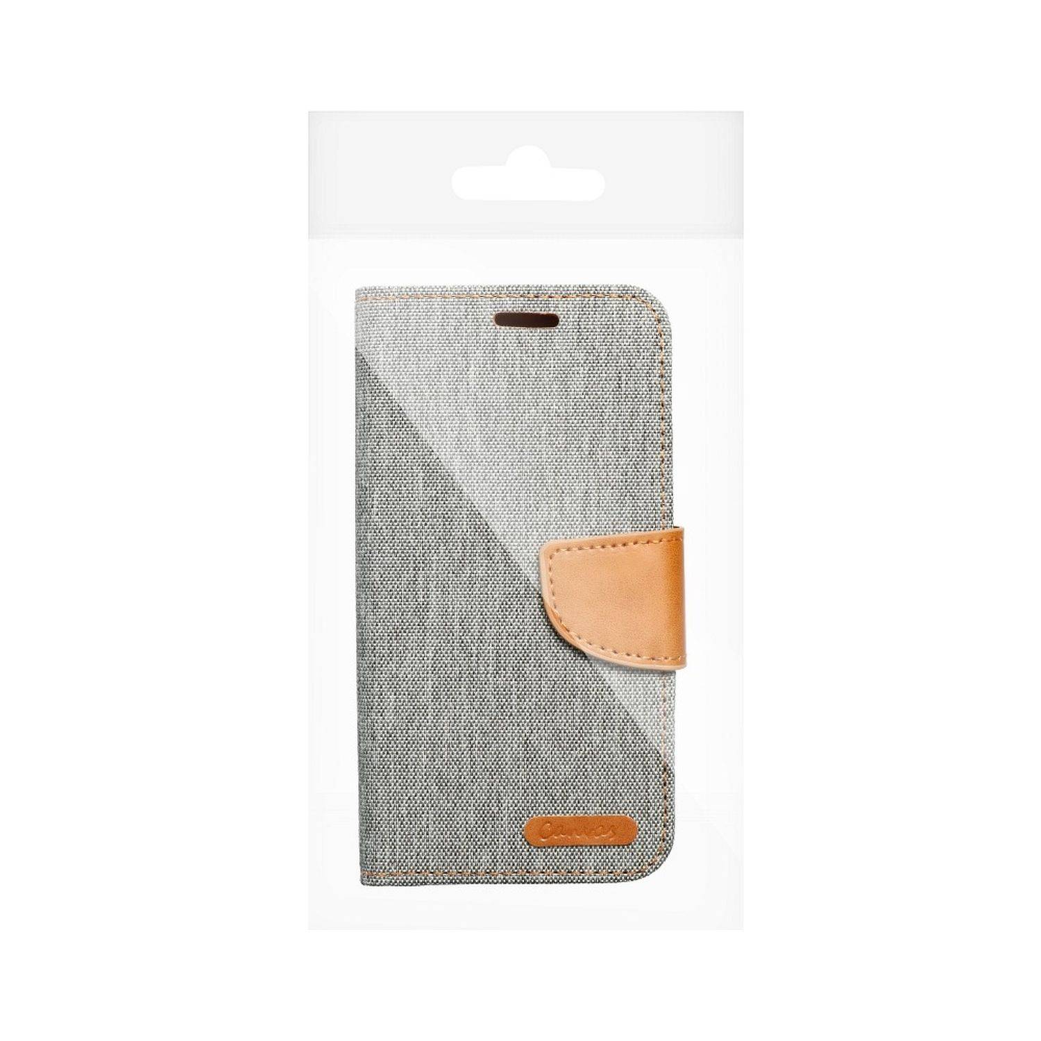Hülle kompatibel mit Apple iPhone 5 / 5s Kunstleder Handyhülle - Handy Case Grau