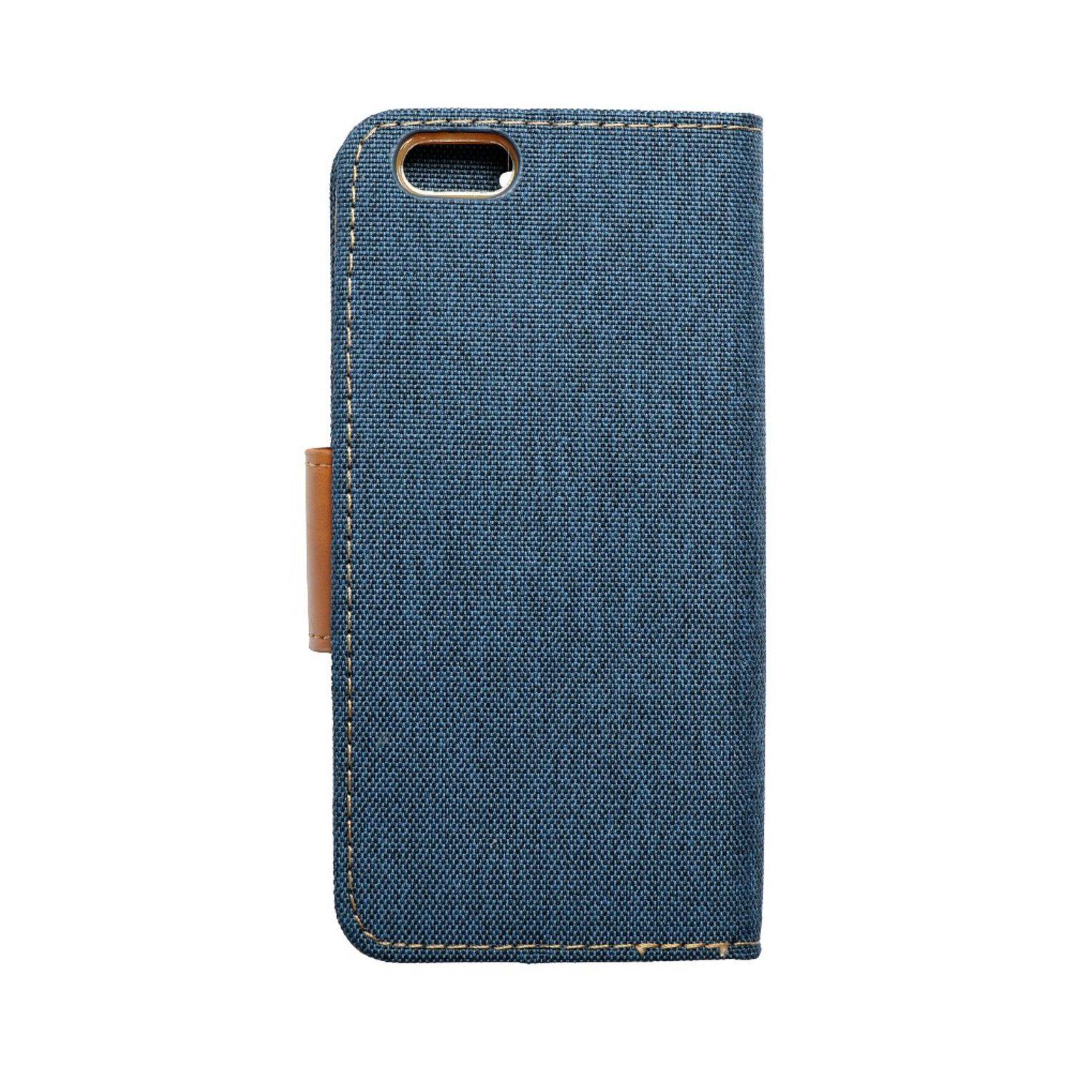 Hülle kompatibel mit Apple iPhone 6 / 6s Kunstleder Handyhülle - Handy Case Blau