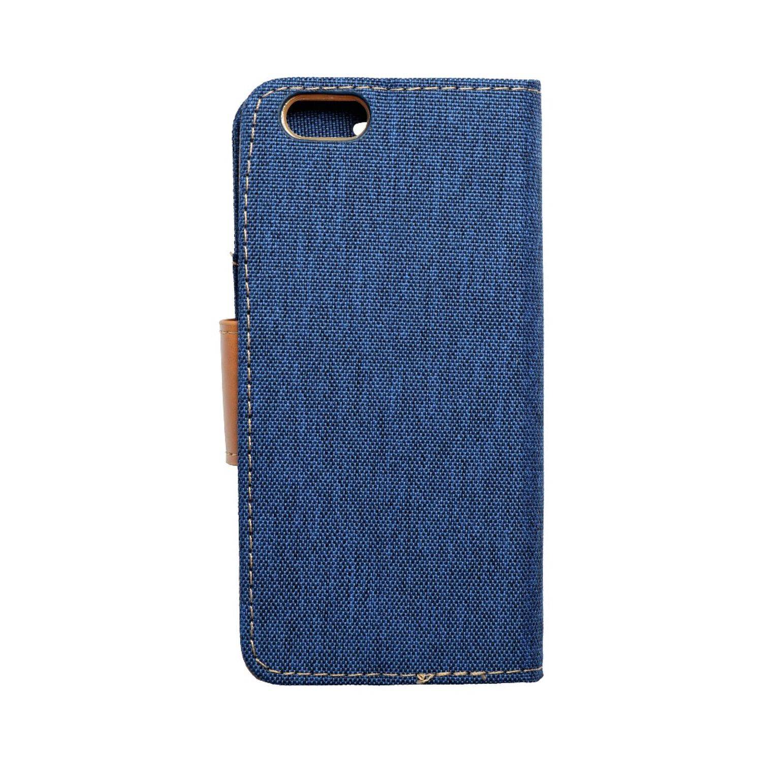 Hülle kompatibel mit Apple iPhone 6 / 6s Kunstleder Handyhülle - Handy Case Blau