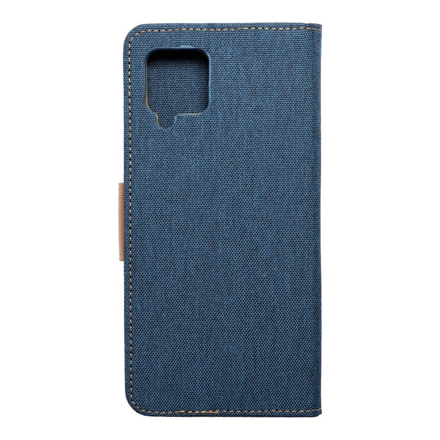 Hülle kompatibel mit Samsung Galaxy A42 5G Kunstleder Handyhülle - Handy Case Blau