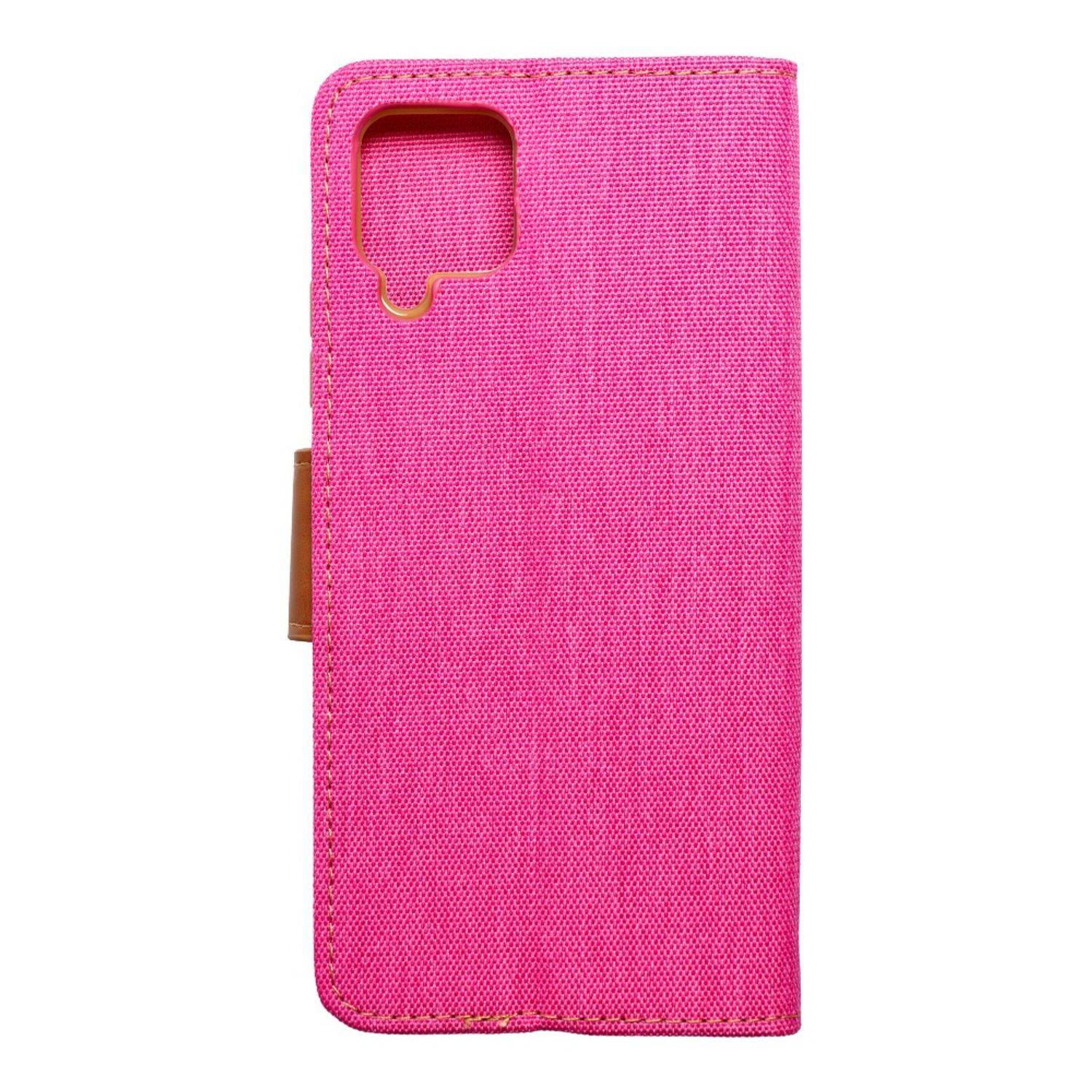 Hülle kompatibel mit Samsung Galaxy A42 5G Kunstleder Handyhülle - Handy Case Rosa