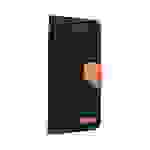 Hülle kompatibel mit Samsung Galaxy A6 Plus (2018) Kunstleder Handyhülle - Handy Case Schwarz