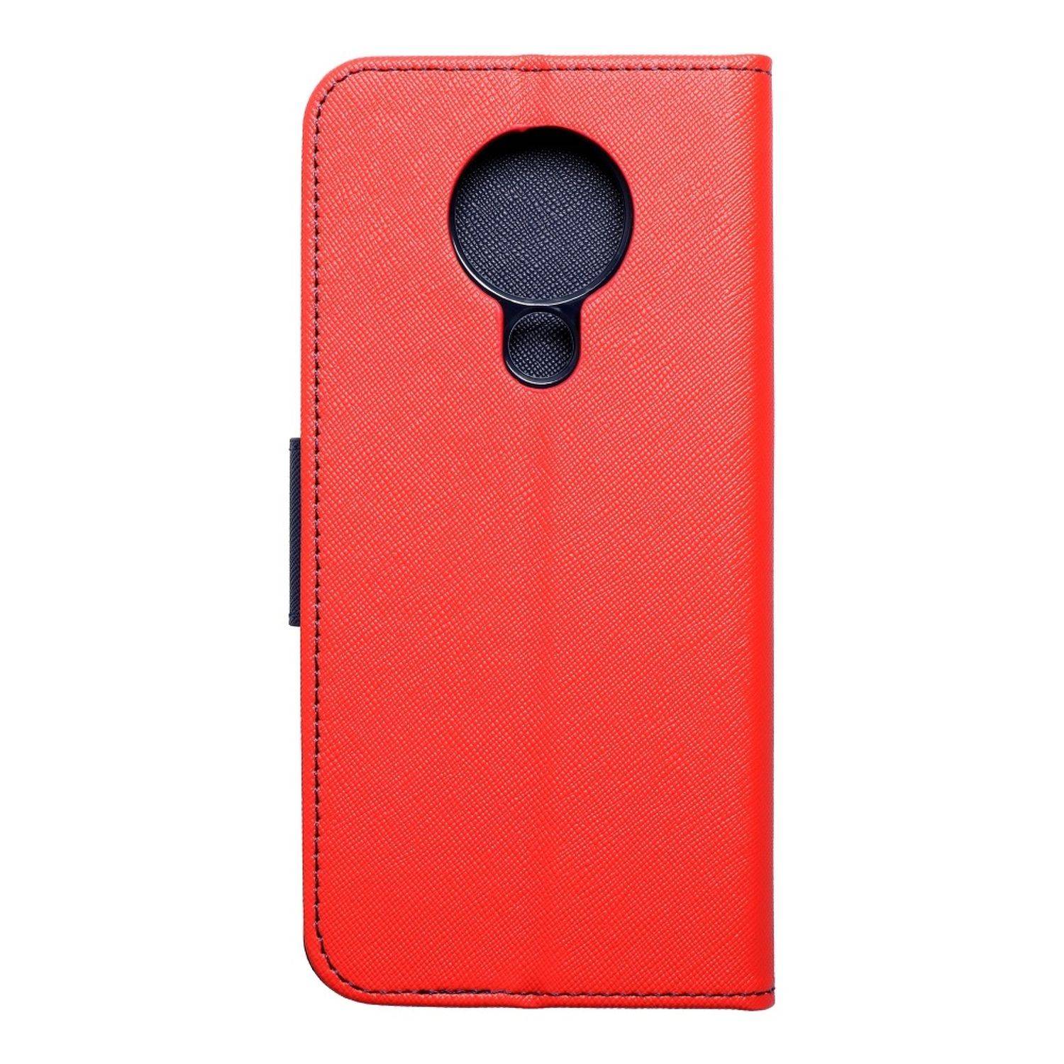 Hülle kompatibel mit Nokia 44990 Kunstleder Handyhülle - Handy Case Rot