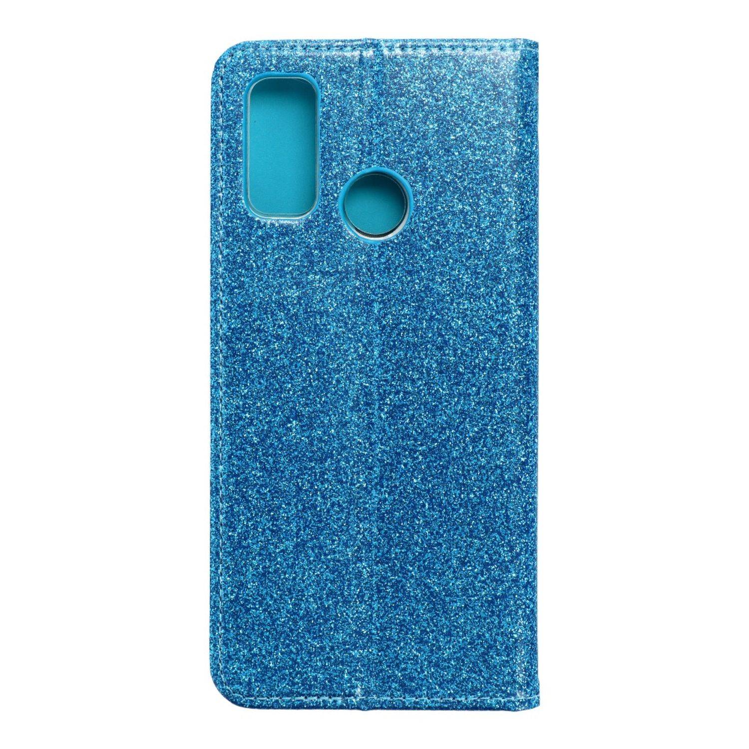 Hülle kompatibel mit Huawei P smart 2020 Kunstleder Handyhülle - Handy Case Blau