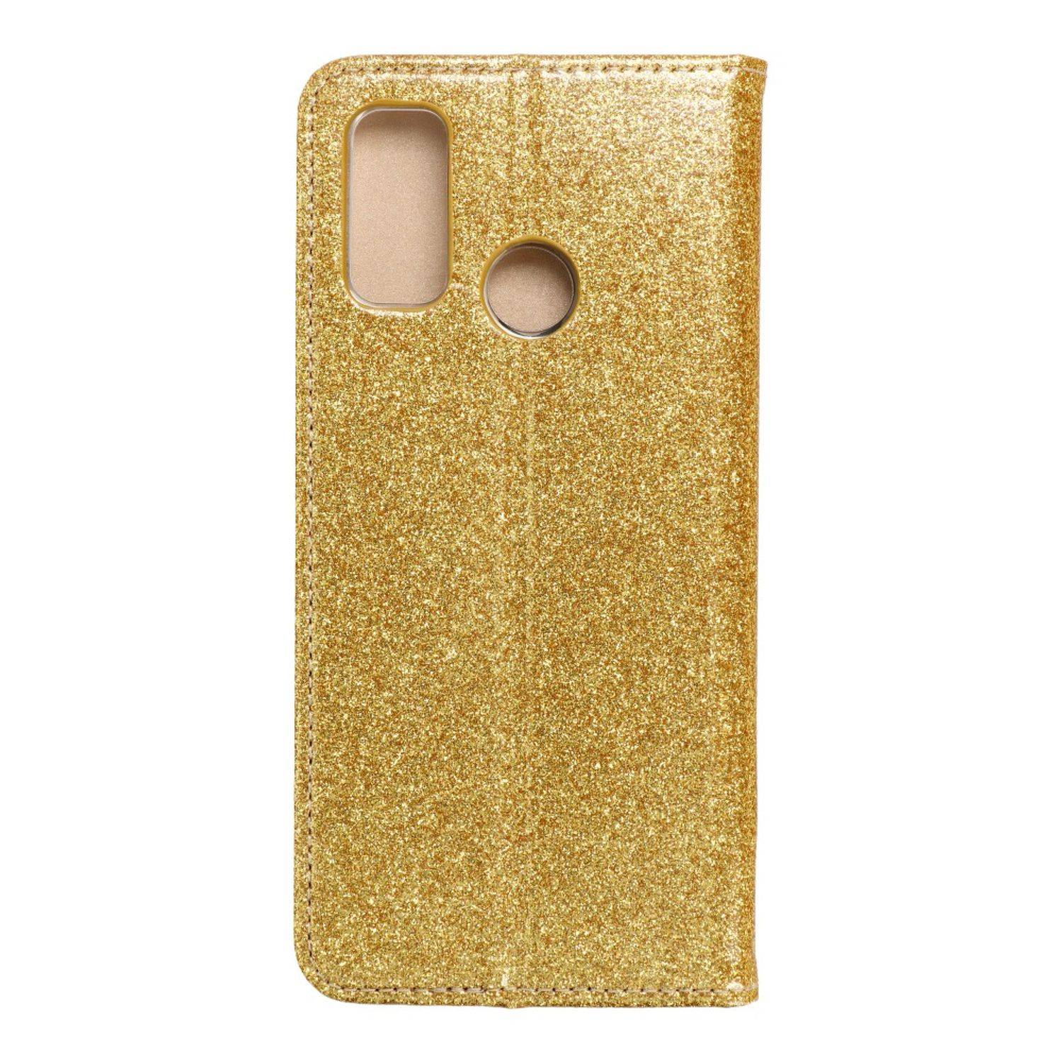 Hülle kompatibel mit Huawei P smart 2020 Kunstleder Handyhülle - Handy Case Gold
