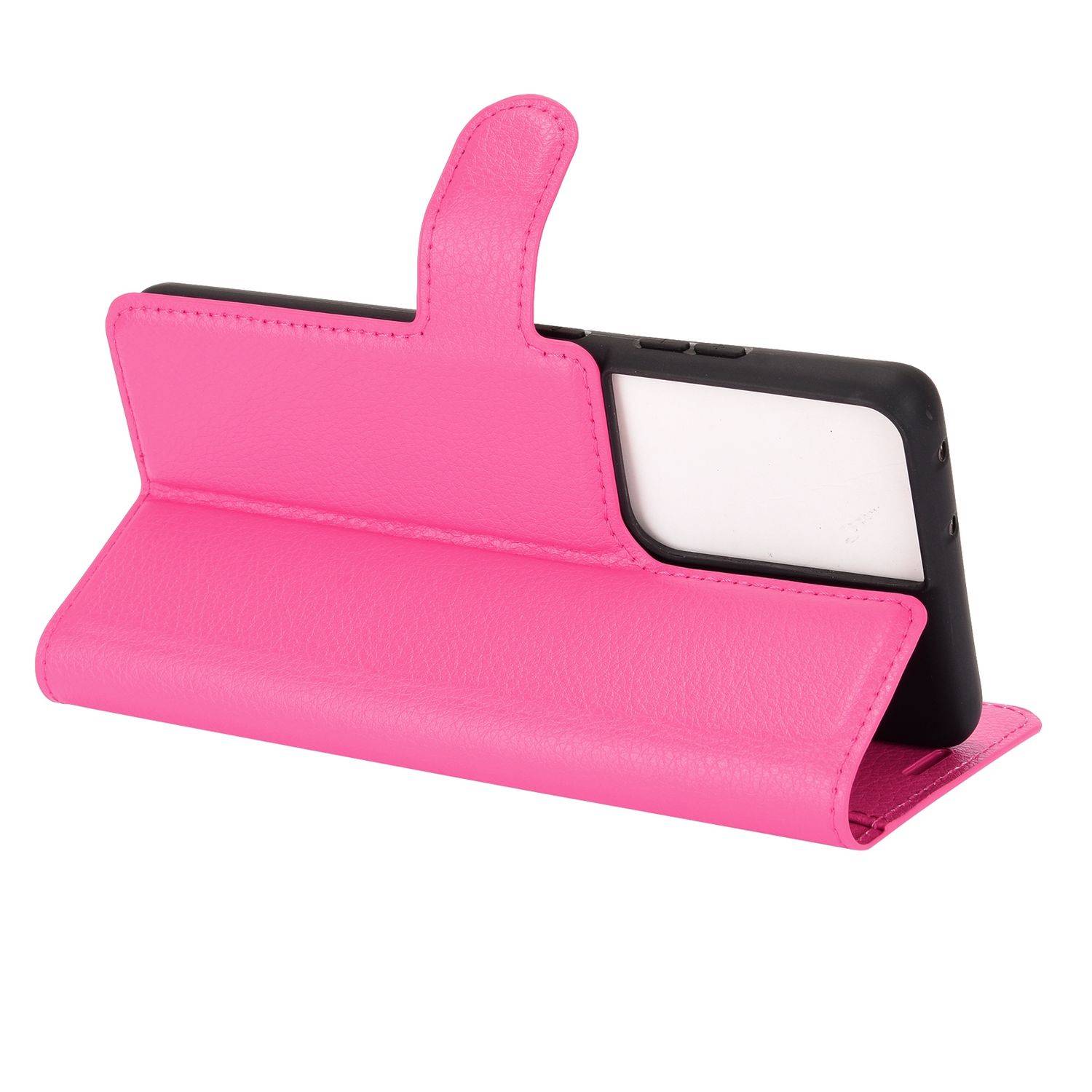 Samsung Galaxy S21 Ultra Handyhülle Bookcover Rosa
