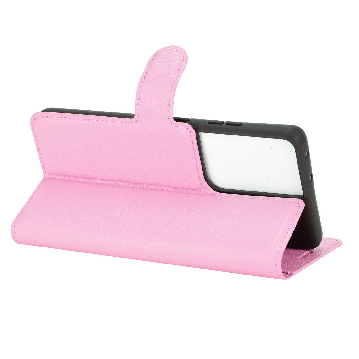 Samsung Galaxy S21 Ultra Handyhülle Bookcover Rosa