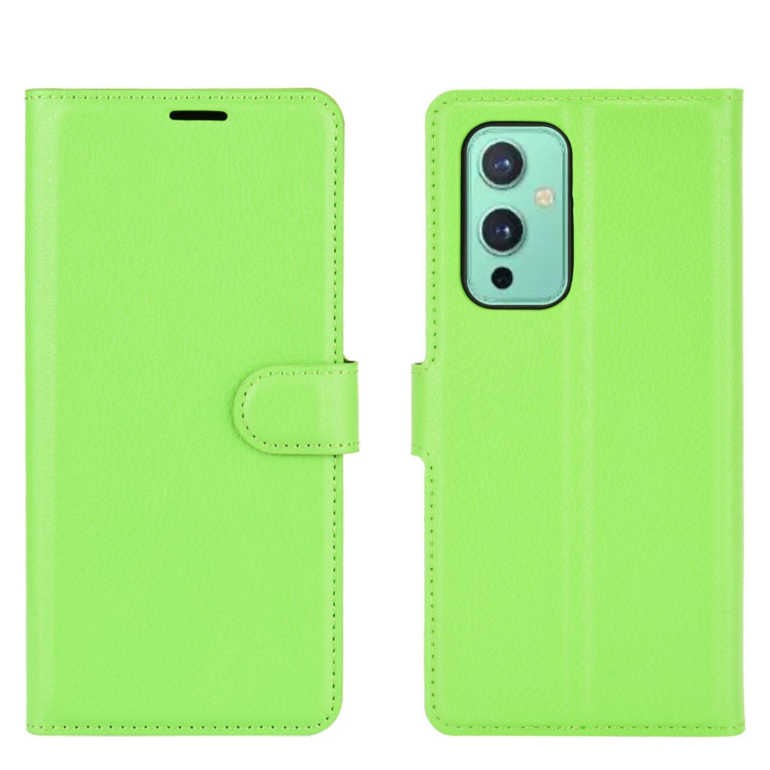 OnePlus 9 Handyhülle Bookcover Grün