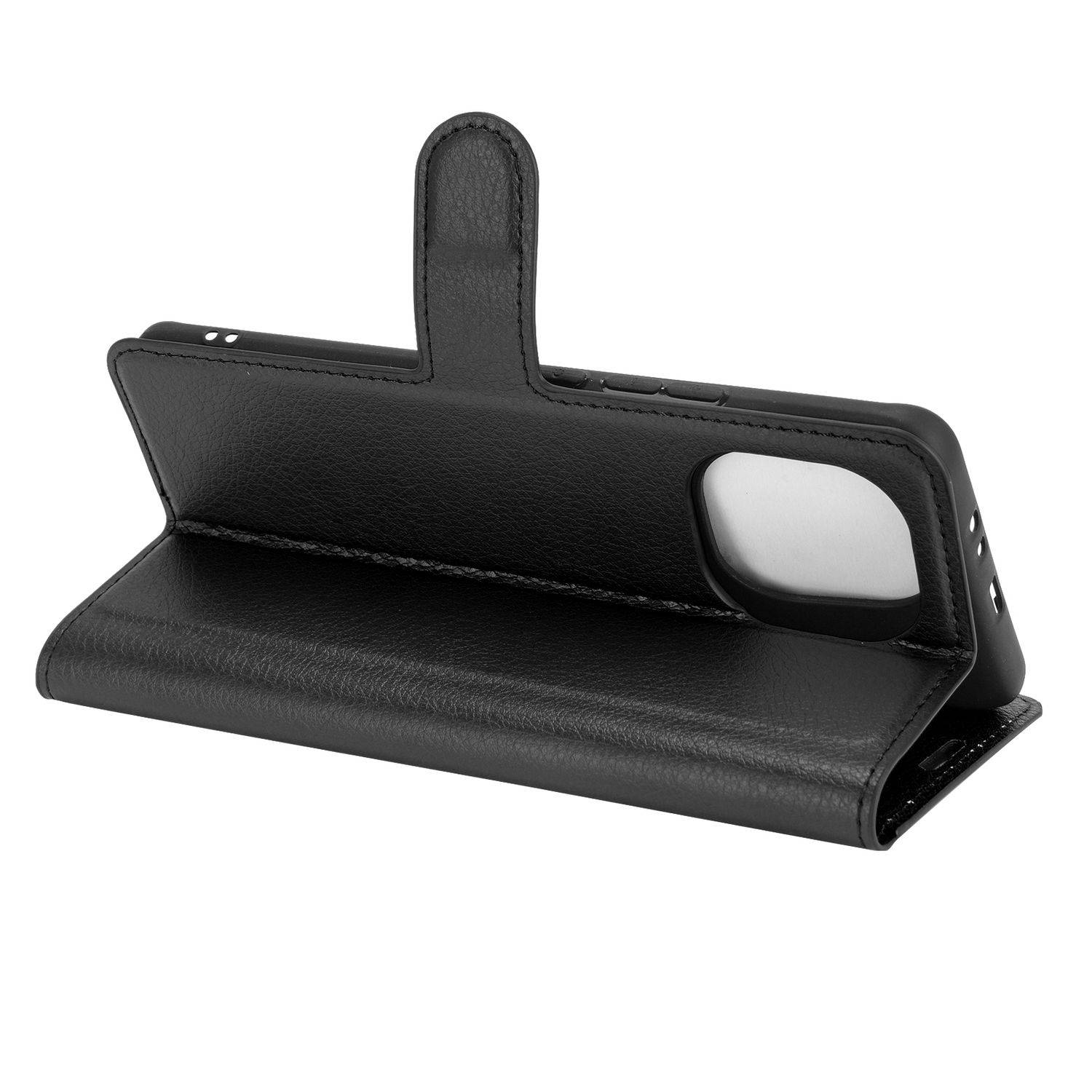Xiaomi Mi 11 Handyhülle Bookcover Schwarz