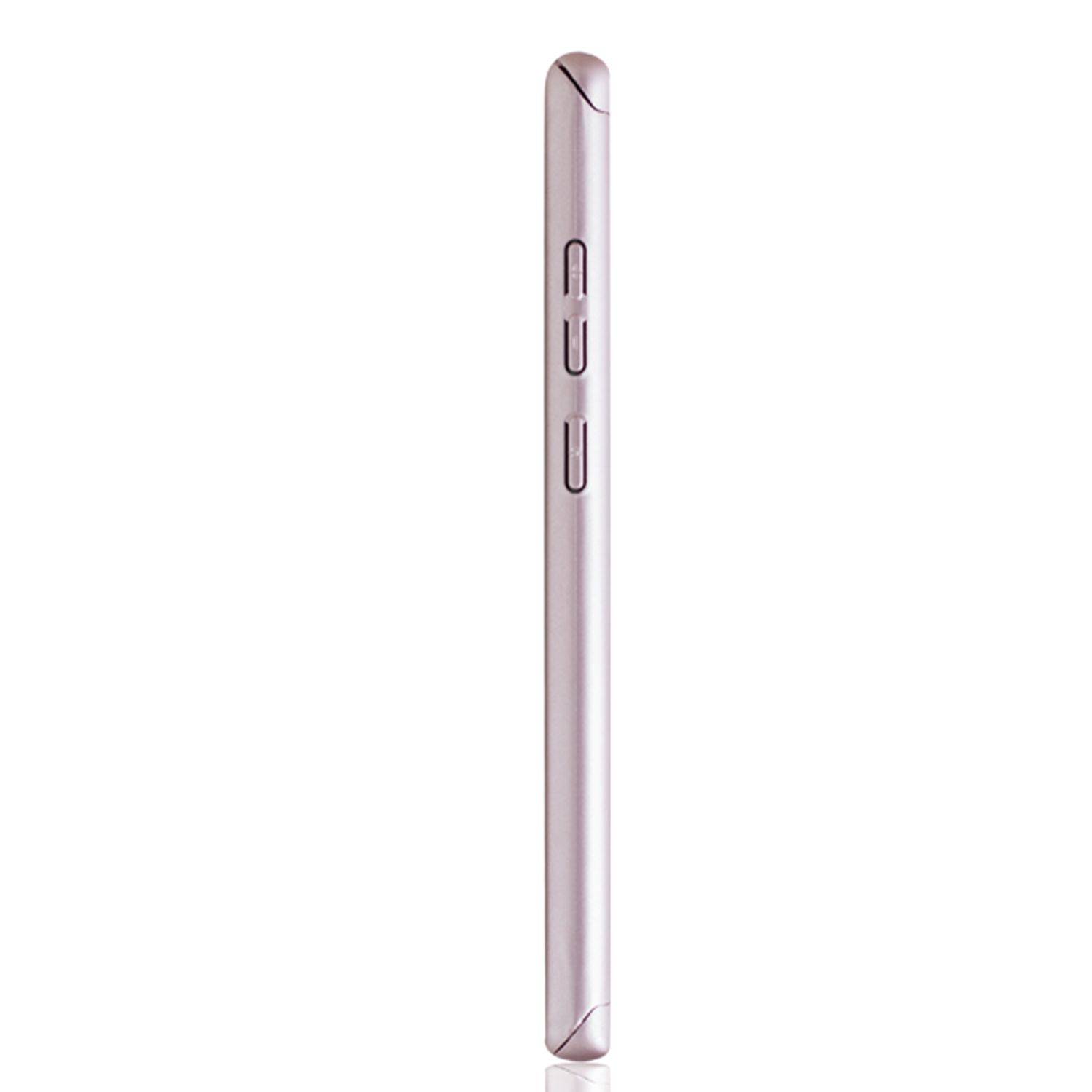 Samsung Galaxy Note 20 Handyhülle 360 Grad Cover Displayschutz Full Cover Rosa