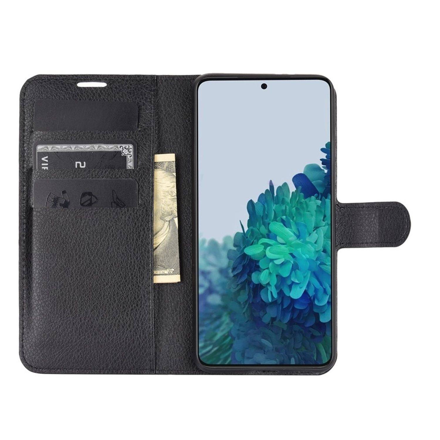 Samsung Galaxy S21 Ultra Handyhülle Bookcover Schwarz