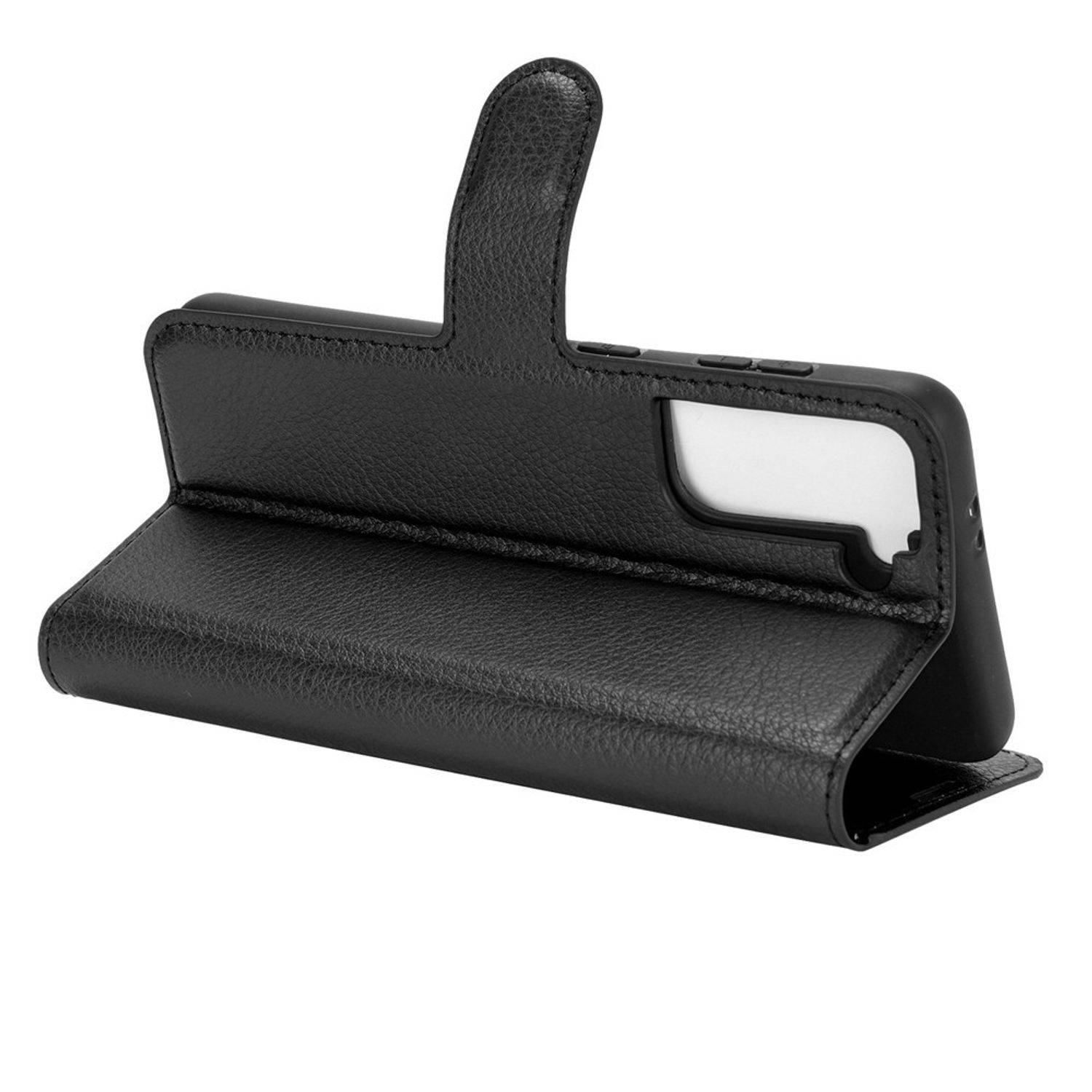 Samsung Galaxy S21 Ultra Handyhülle Bookcover Schwarz