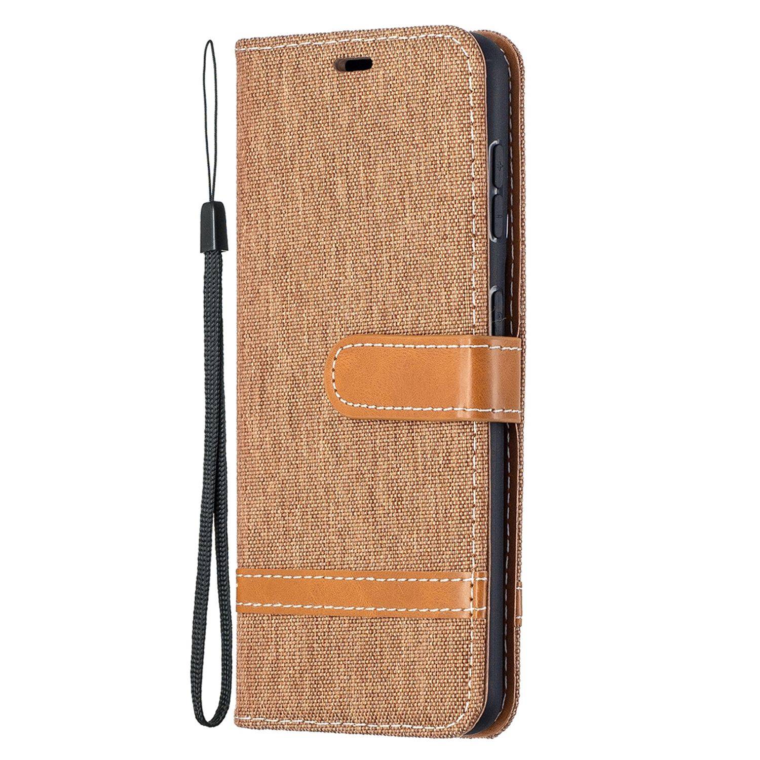 Hülle kompatibel mit Samsung Galaxy S21 Kunstleder Handyhülle - Handy Case Braun