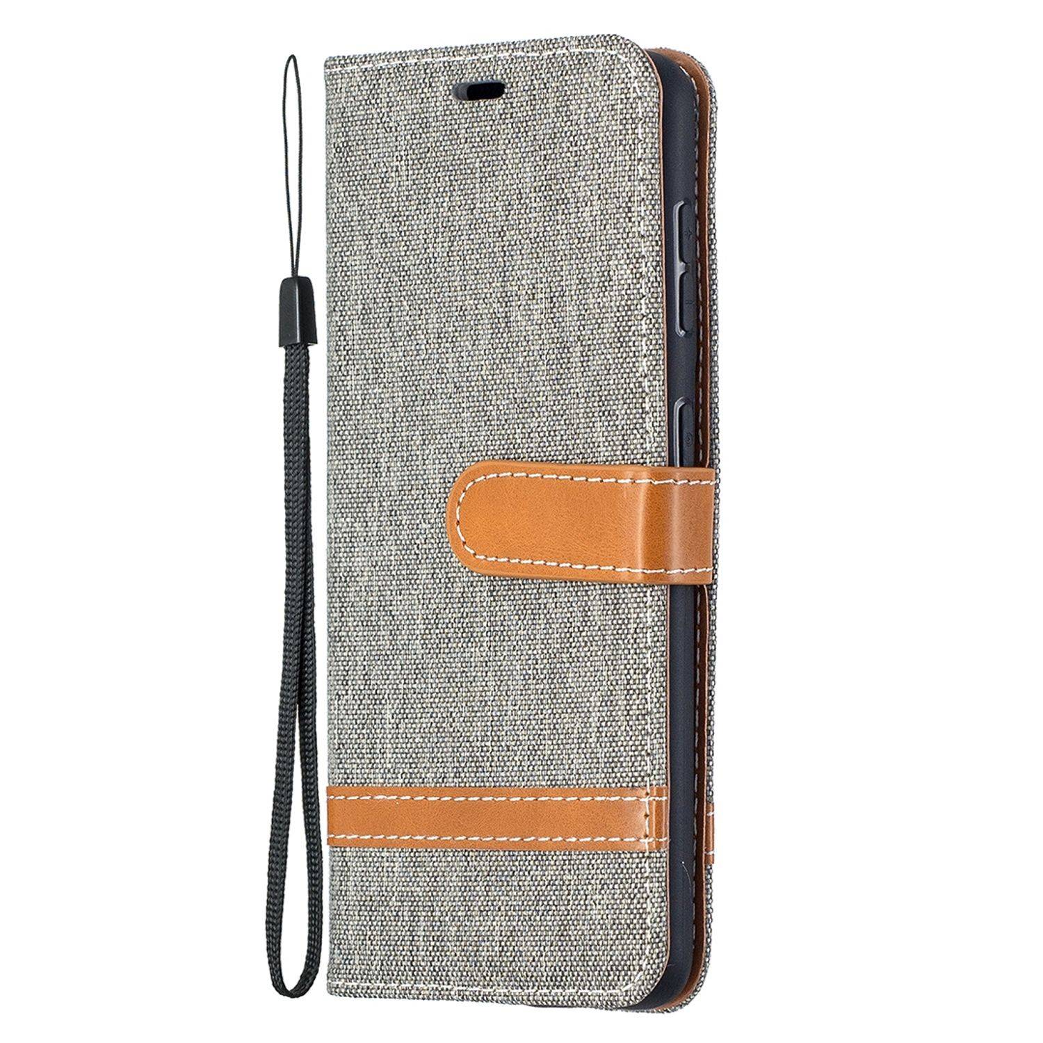 Samsung Galaxy S21 Handyhülle Schutztasche Bookcover Grau