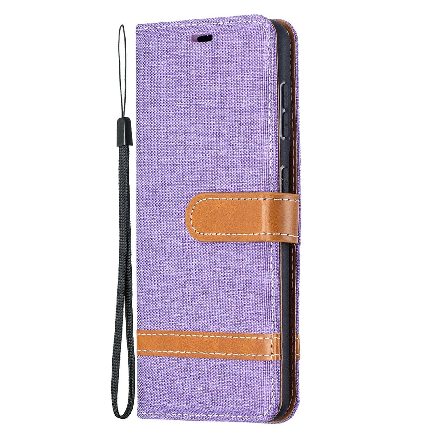 Samsung Galaxy S21 Handyhülle Schutztasche Bookcover Violett