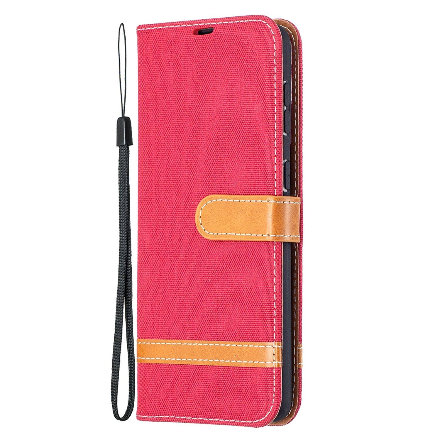 Samsung Galaxy S21 Plus Handyhülle Schutztasche Bookcover Rot