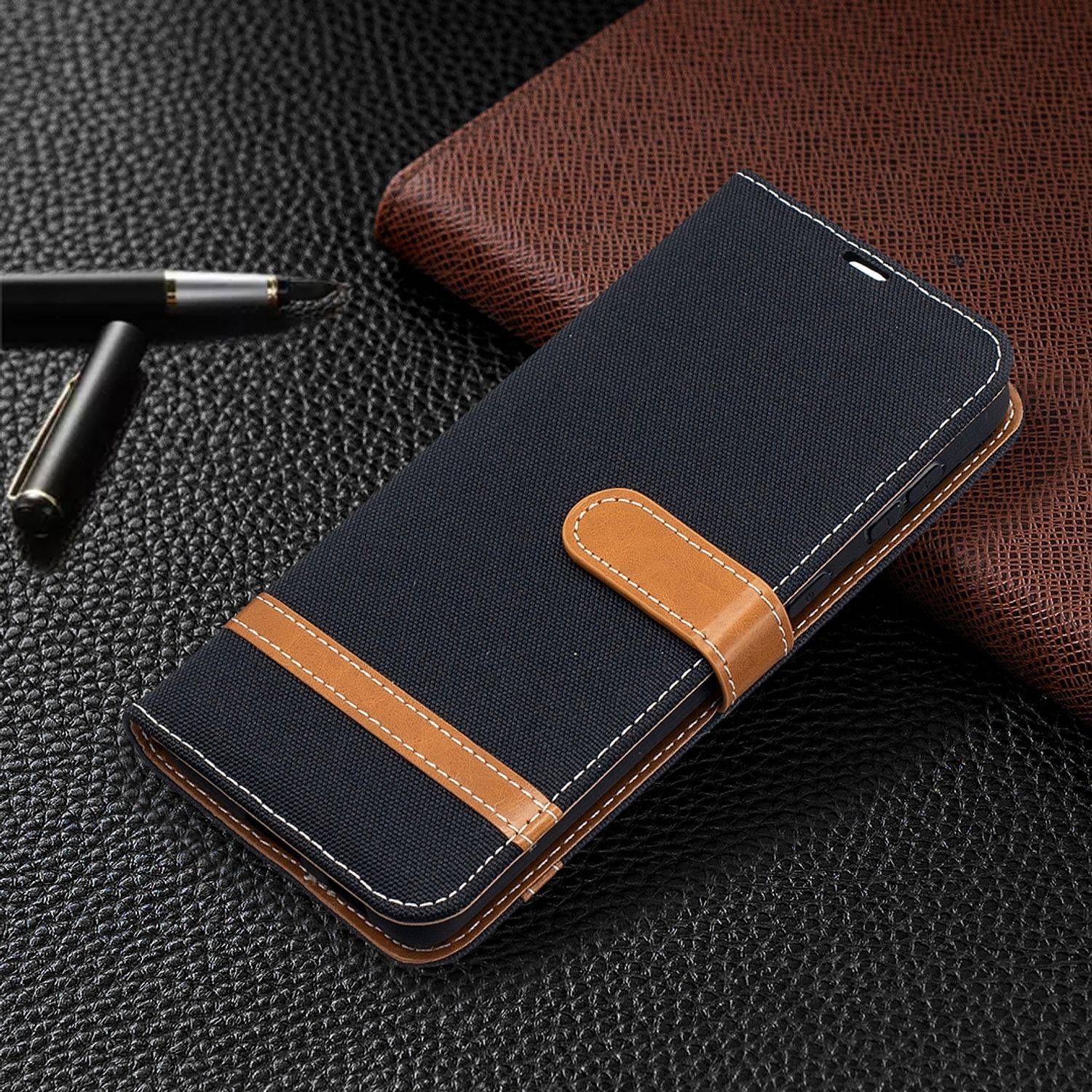 Samsung Galaxy S21 Plus Handyhülle Schutztasche Bookcover Schwarz
