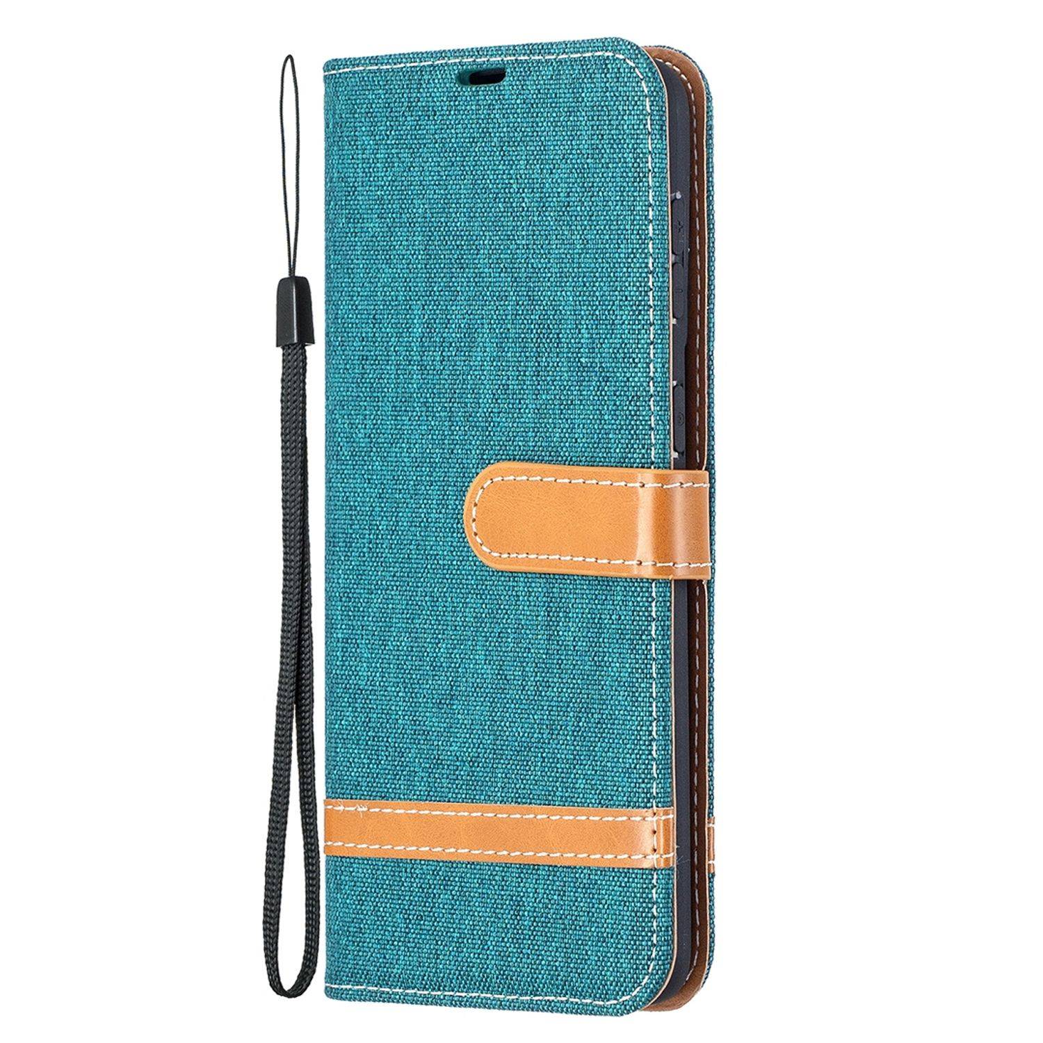 Samsung Galaxy S21 Plus Handyhülle Schutztasche Bookcover Grün