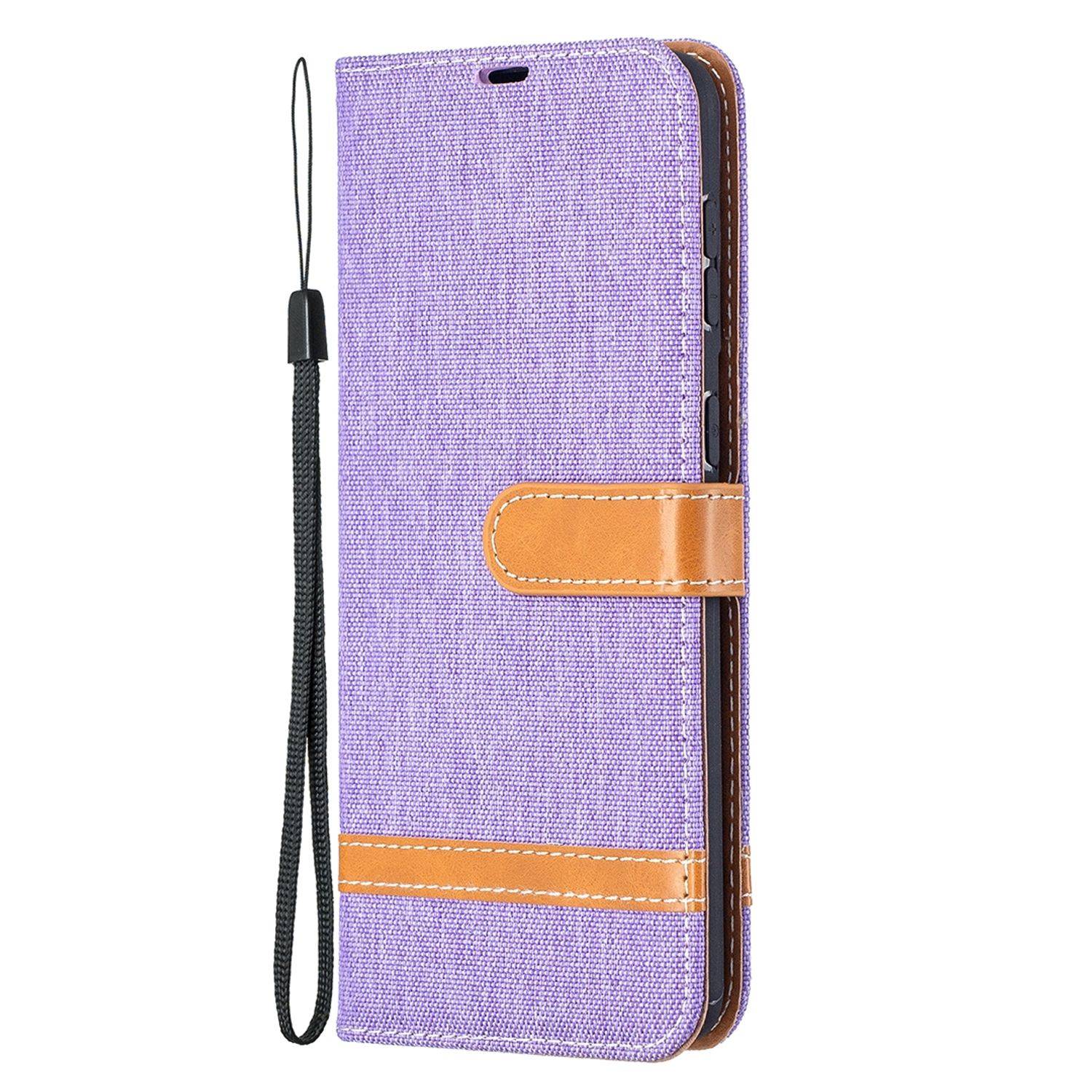 Samsung Galaxy S21 Plus Handyhülle Schutztasche Bookcover Violett