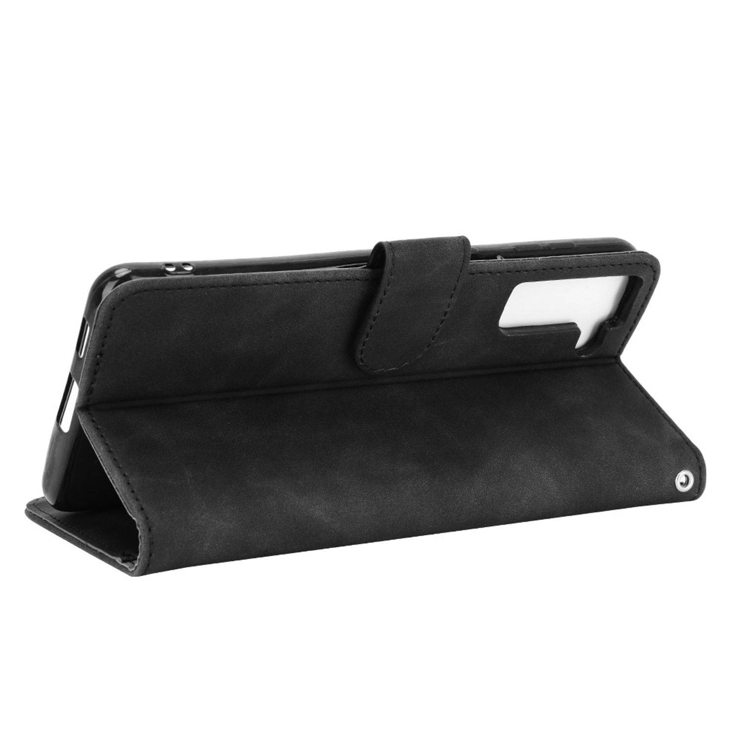 Samsung Galaxy S21 Handyhülle Schutztasche Backcover Schwarz