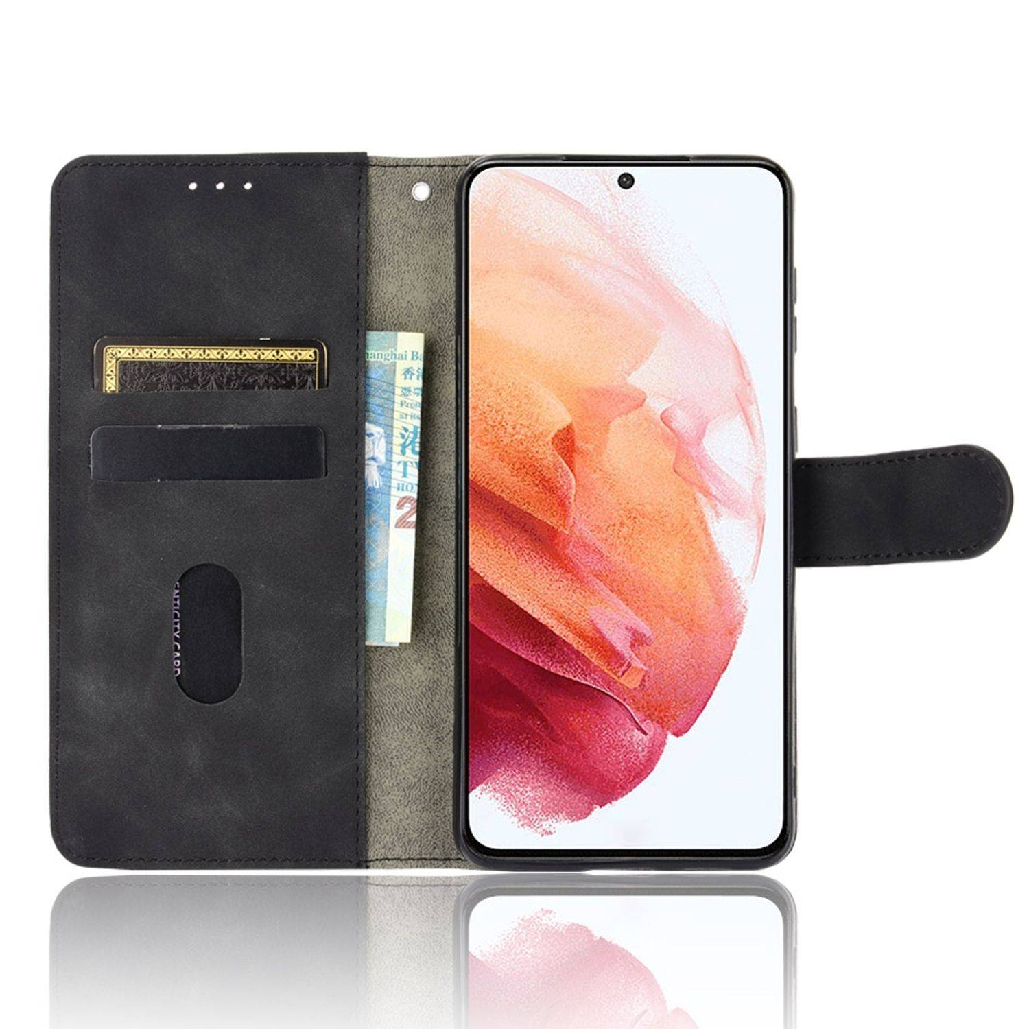 Samsung Galaxy S21 Handyhülle Schutztasche Backcover Schwarz