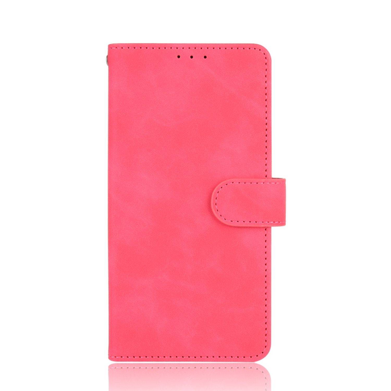 Hülle kompatibel mit Samsung Galaxy S21 Kunstleder Handyhülle - Handy Case Rosa