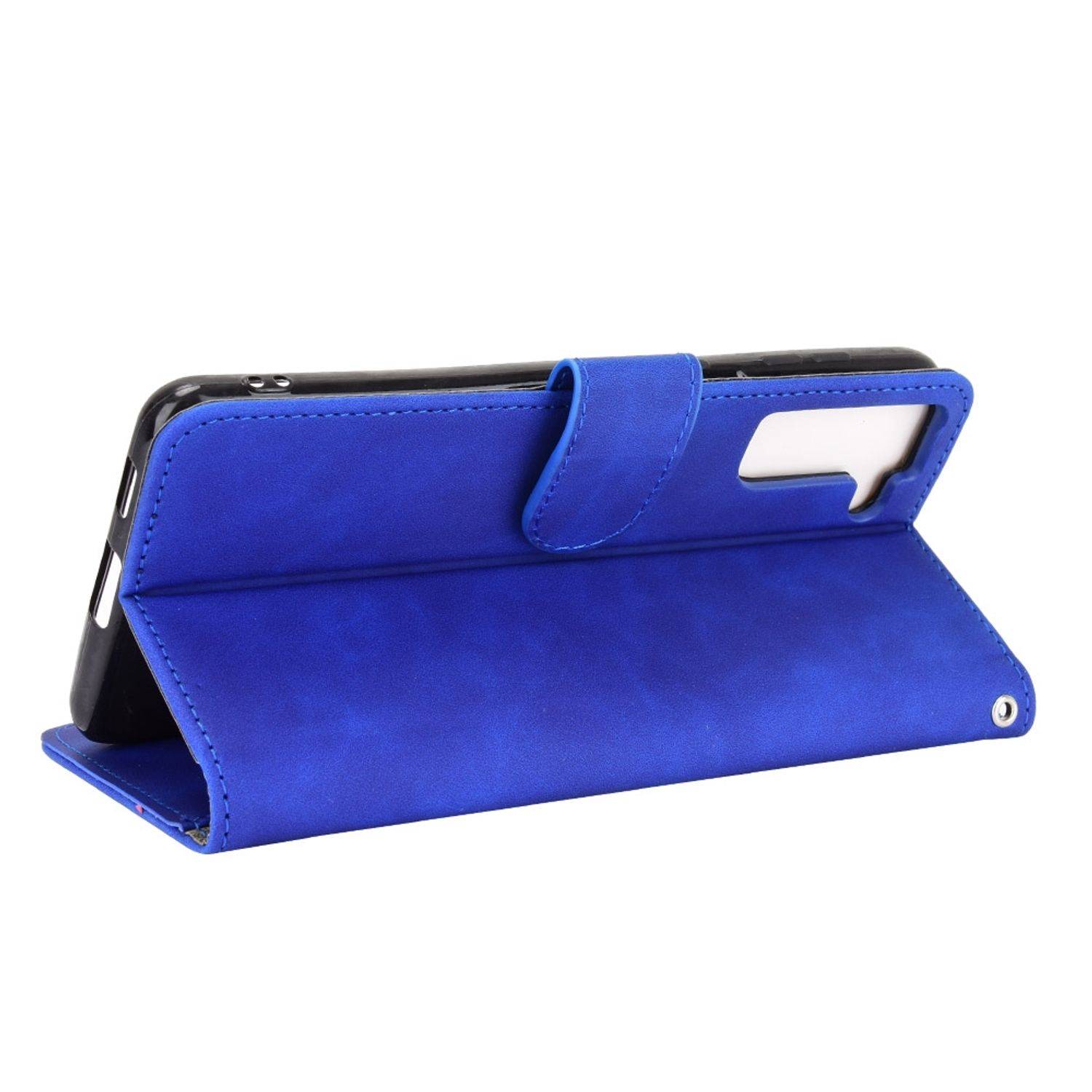 Samsung Galaxy S21 Plus Handyhülle Schutztasche Bookcover Blau