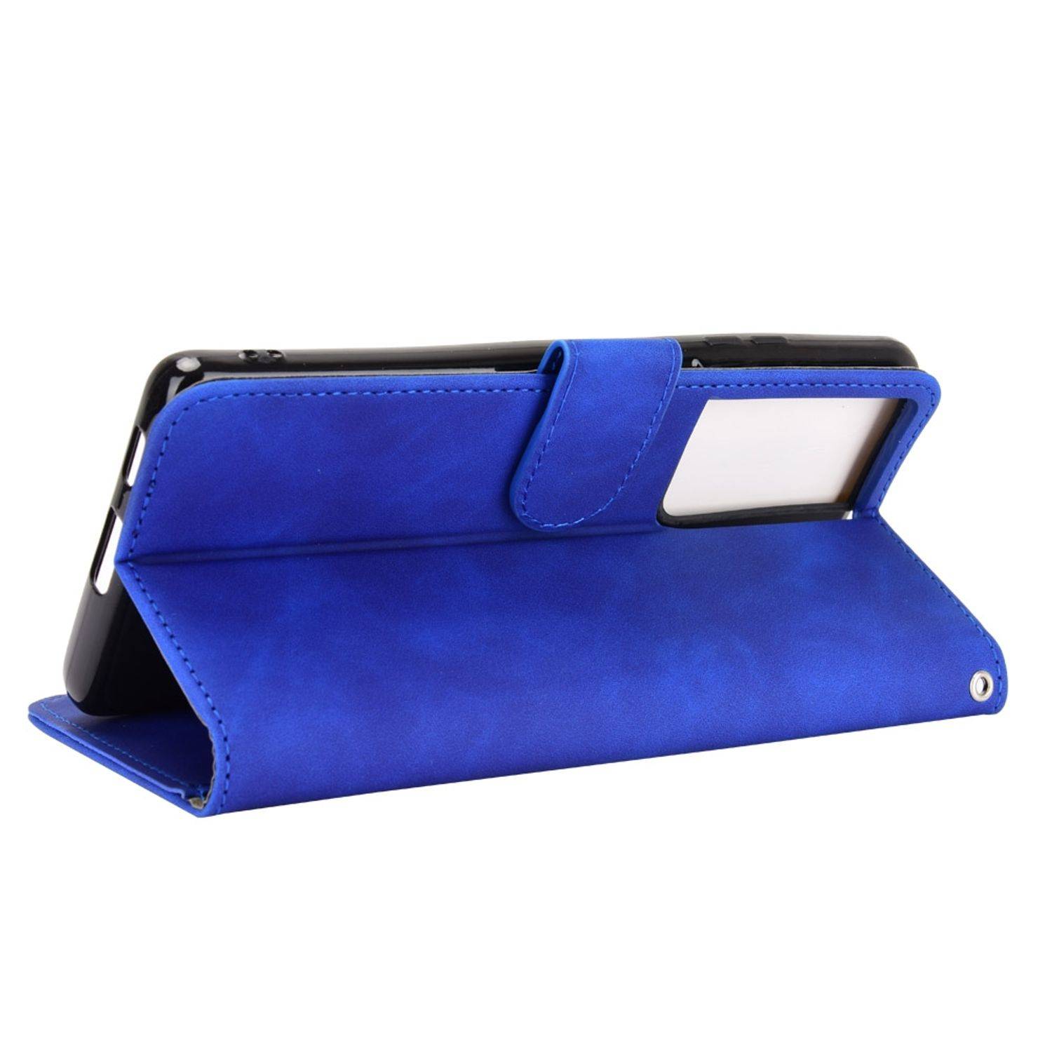 Samsung Galaxy S21 Ultra Handyhülle Schutztasche Bookcover Blau