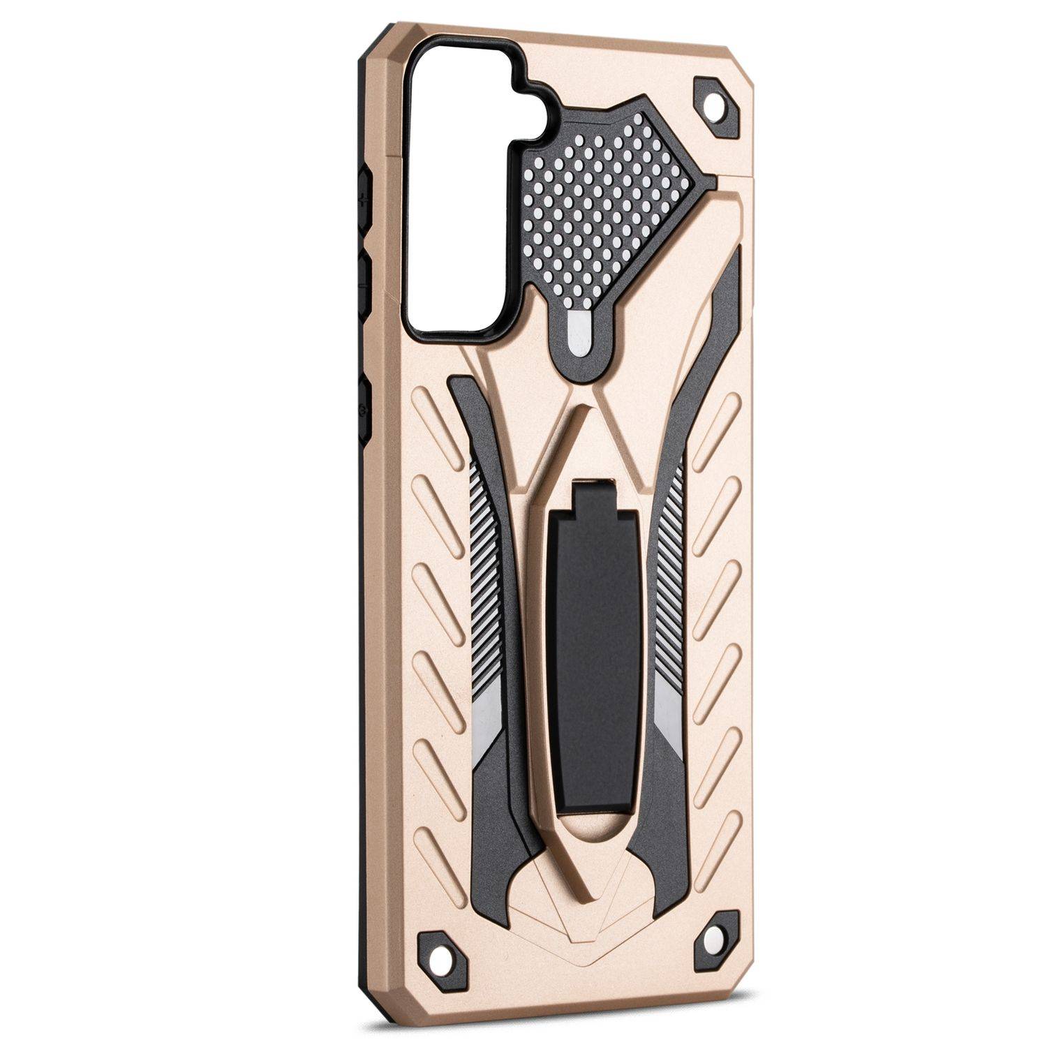 Samsung Galaxy S21 Plus Handyhülle Outdoor Case Backcover Gold