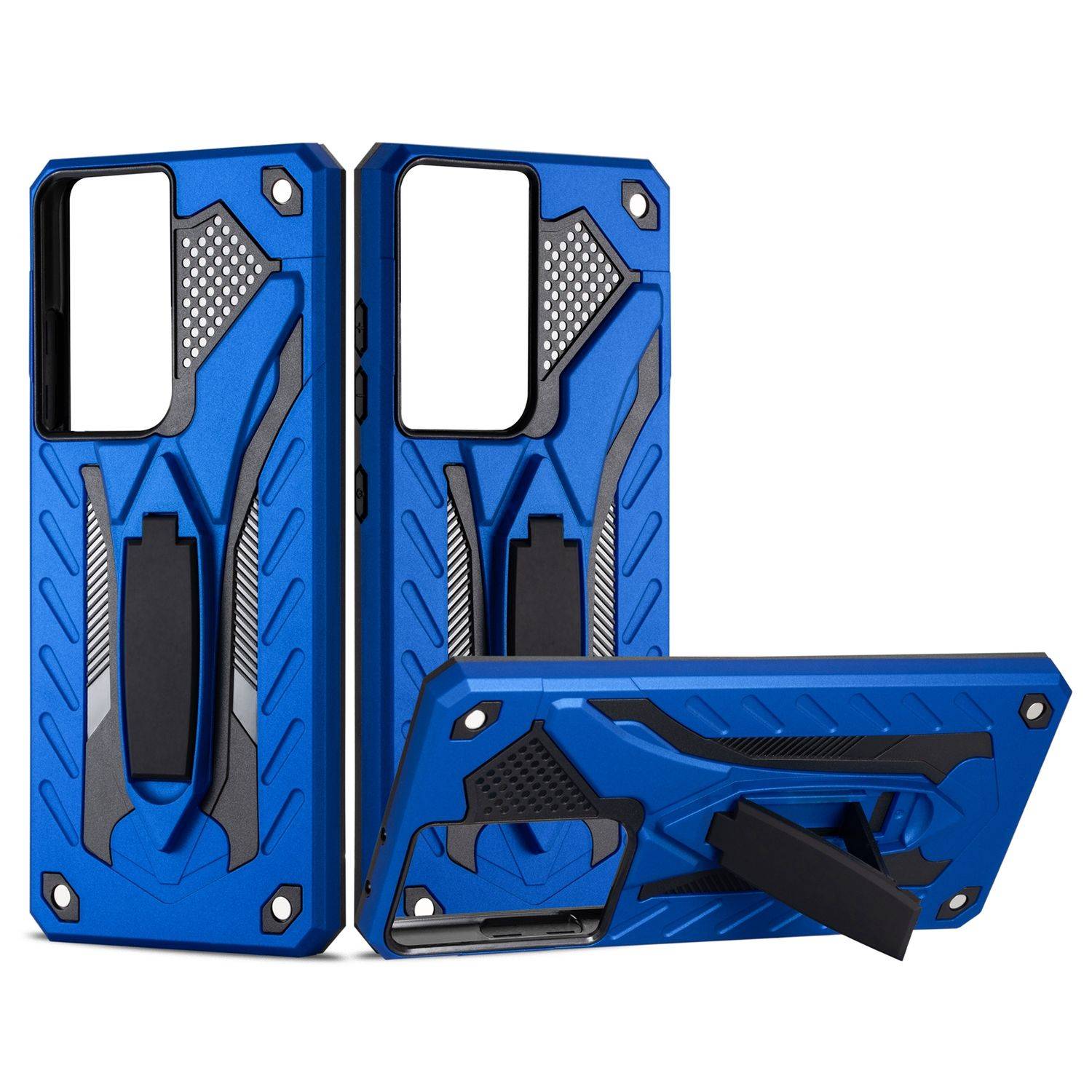 Hülle kompatibel mit Samsung Galaxy S21 Ultra Kunststoff Soft Handyhülle - Handy Case Blau