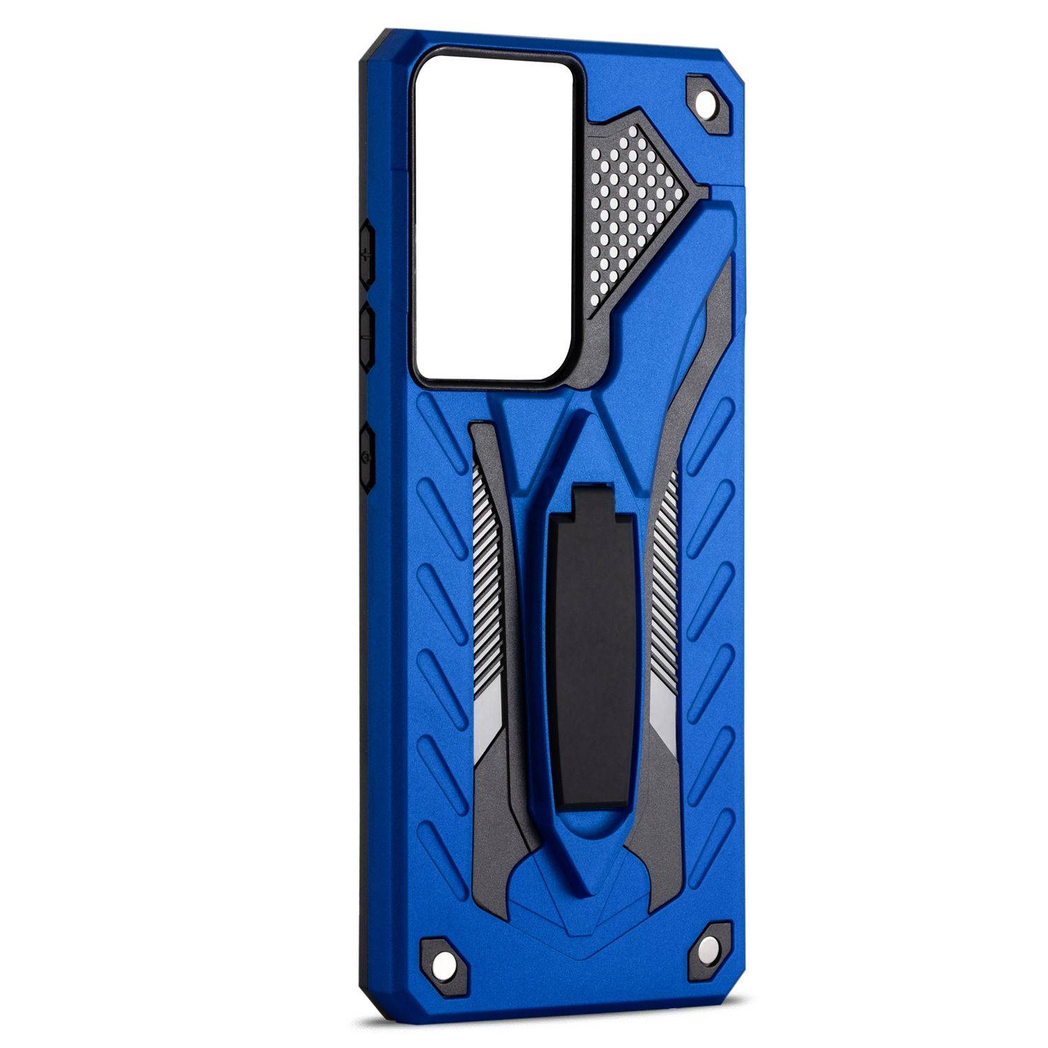 Hülle kompatibel mit Samsung Galaxy S21 Ultra Kunststoff Soft Handyhülle - Handy Case Blau